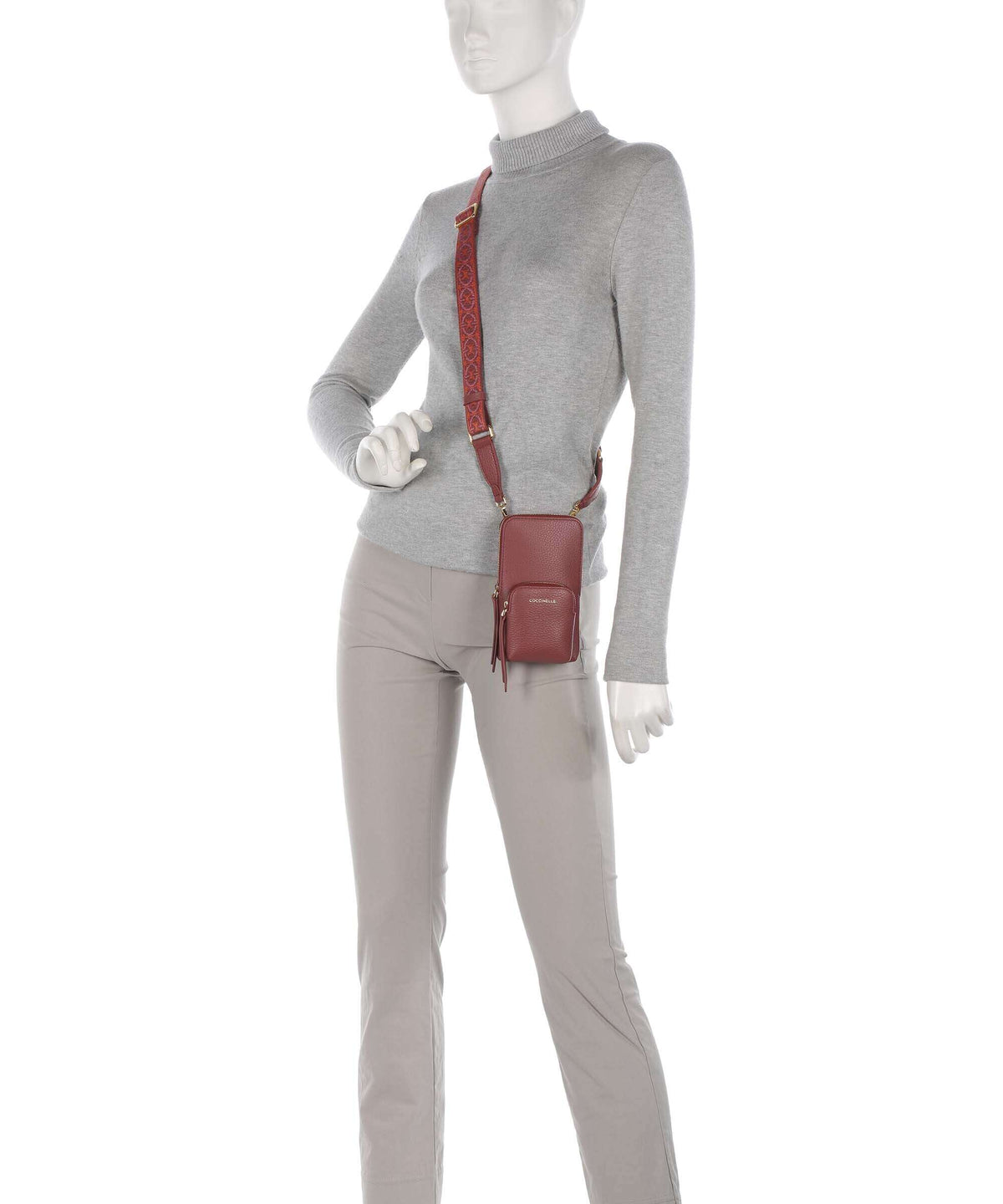 Coccinelle Pixie Phone bag brandy