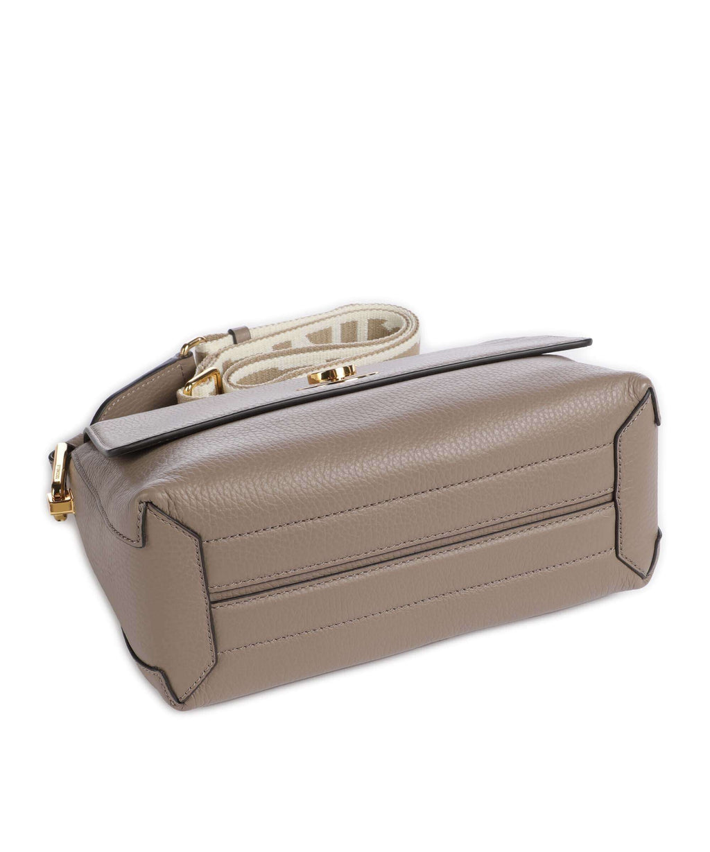Coccinelle Liya Signature Crossbody bag warm taupe