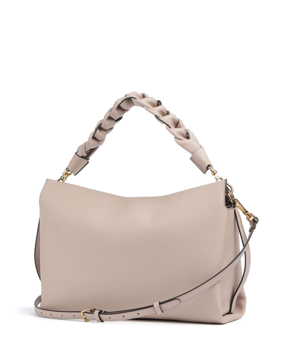 Coccinelle Boheme Grana Double Hobo bag rosette/warm taupe