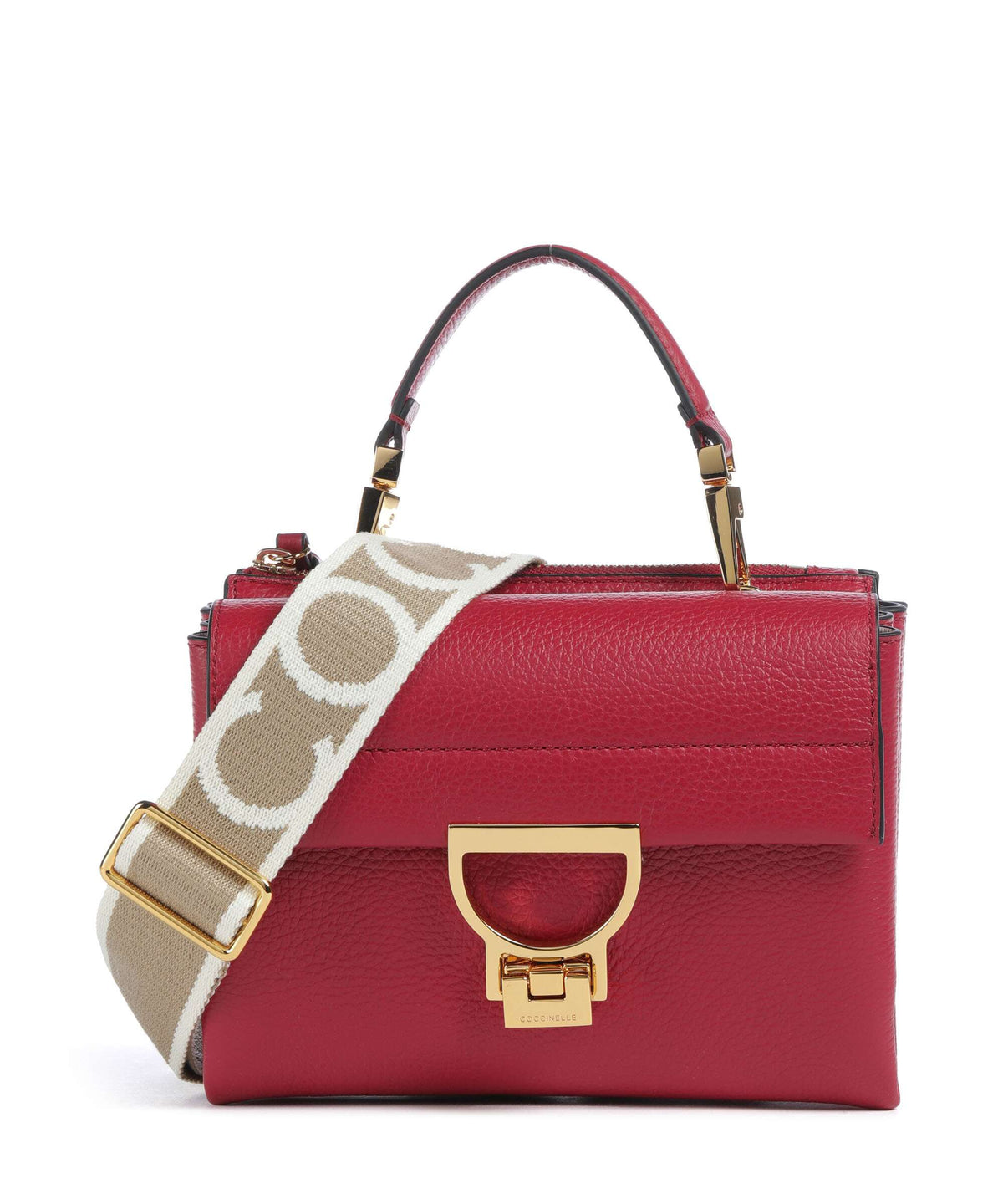 Coccinelle Arlettis Signature Crossbody bag sangria