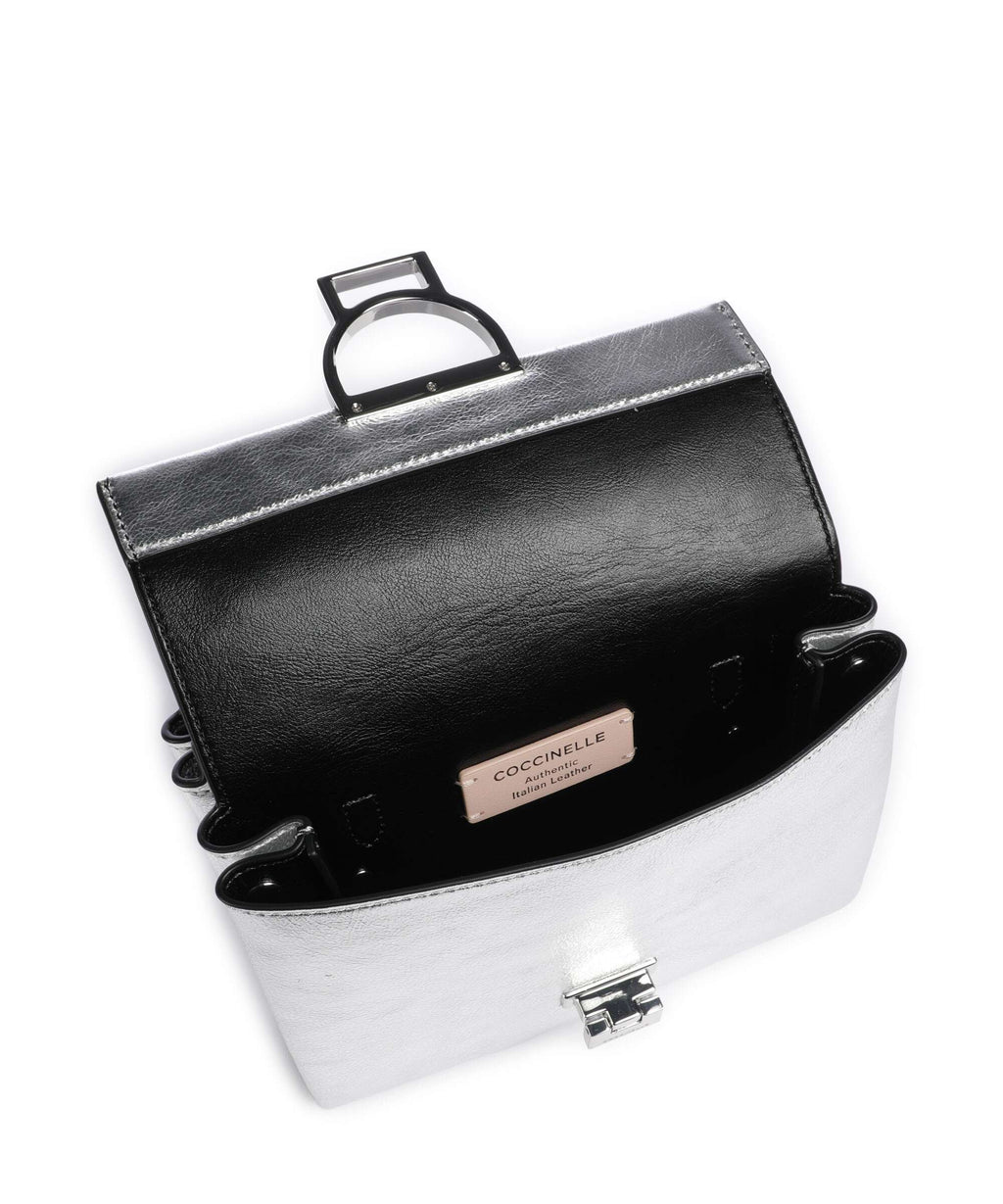 Coccinelle Arlettis Crossbody bag silver