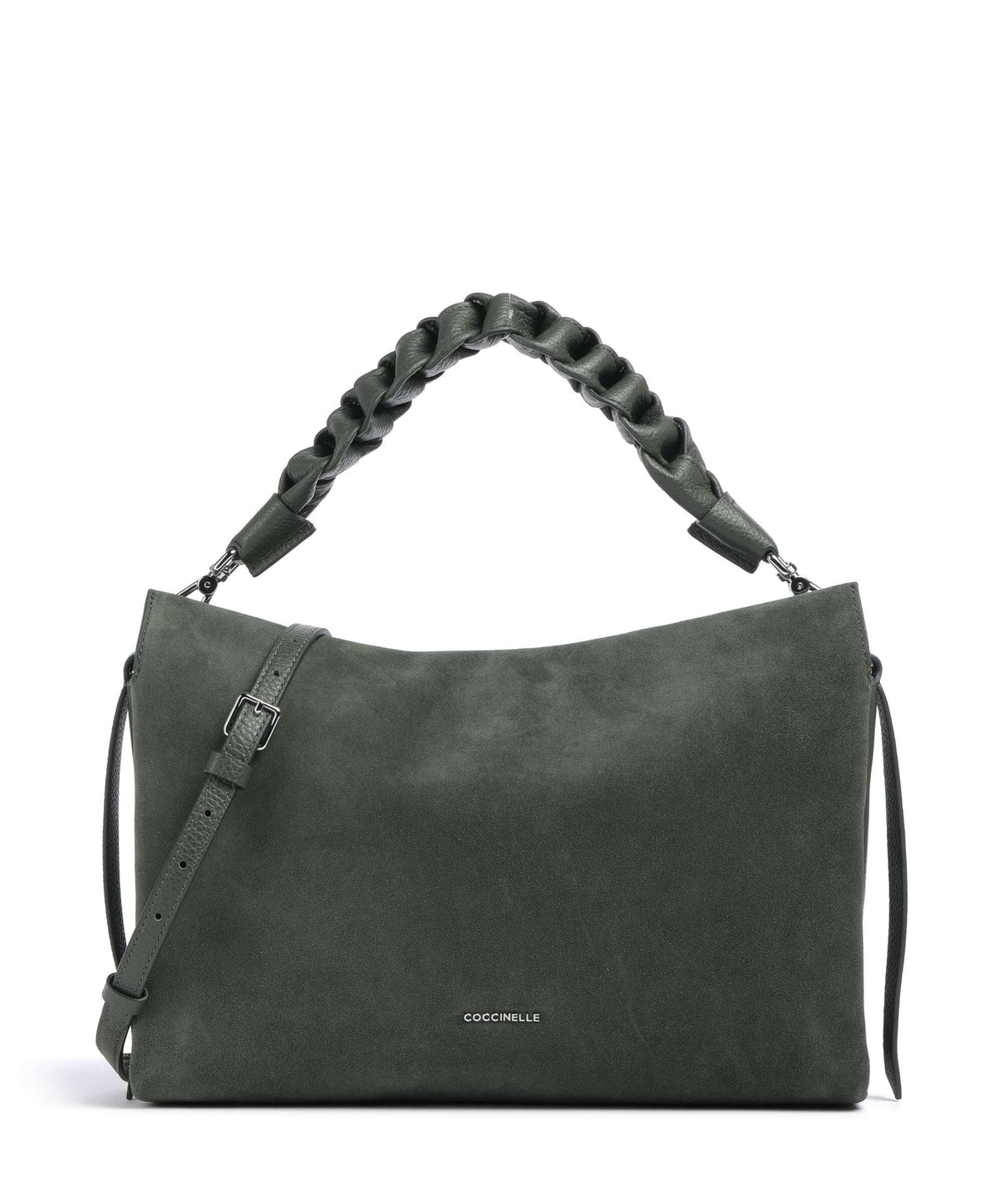 Coccinelle Boheme Suede Hobo bag alga