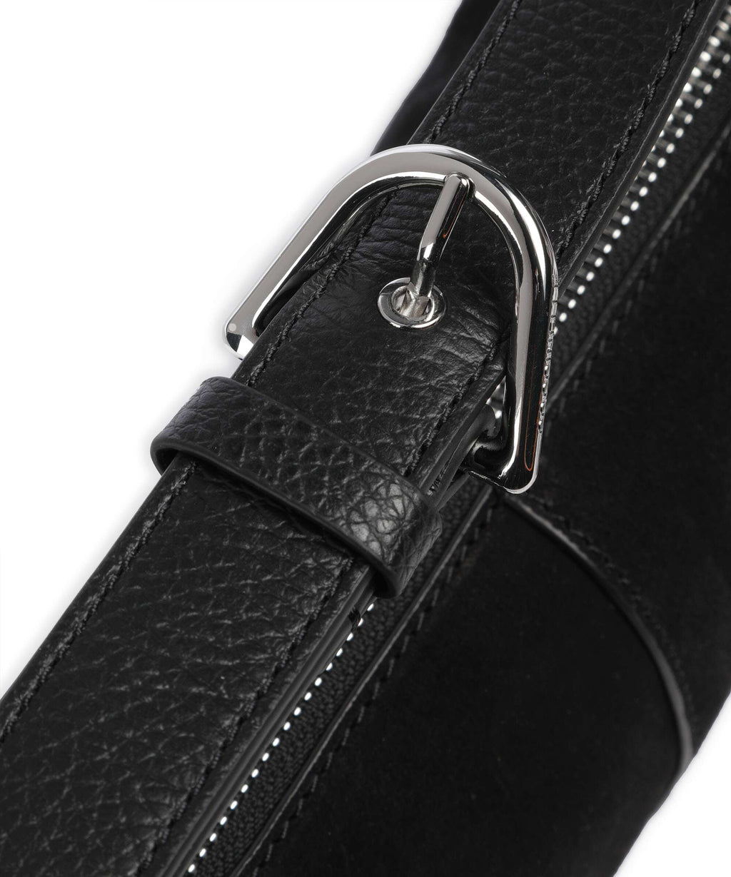 Coccinelle Abigail Suede Shoulder bag noir