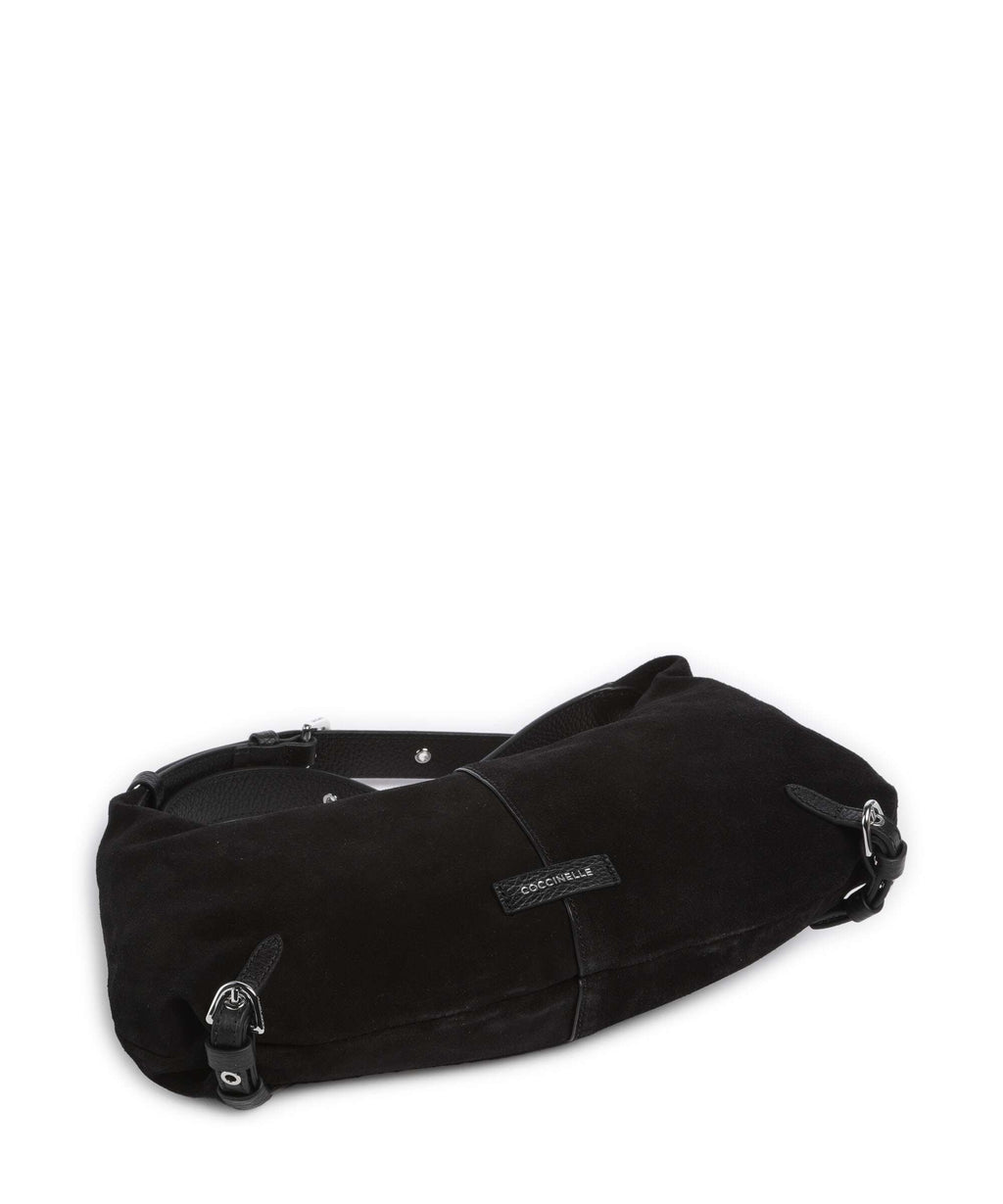 Coccinelle Abigail Suede Shoulder bag noir
