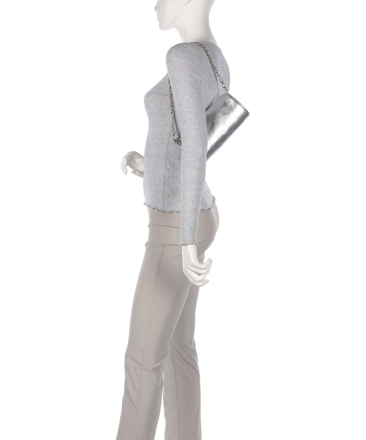 Coccinelle Aura Shoulder bag silver