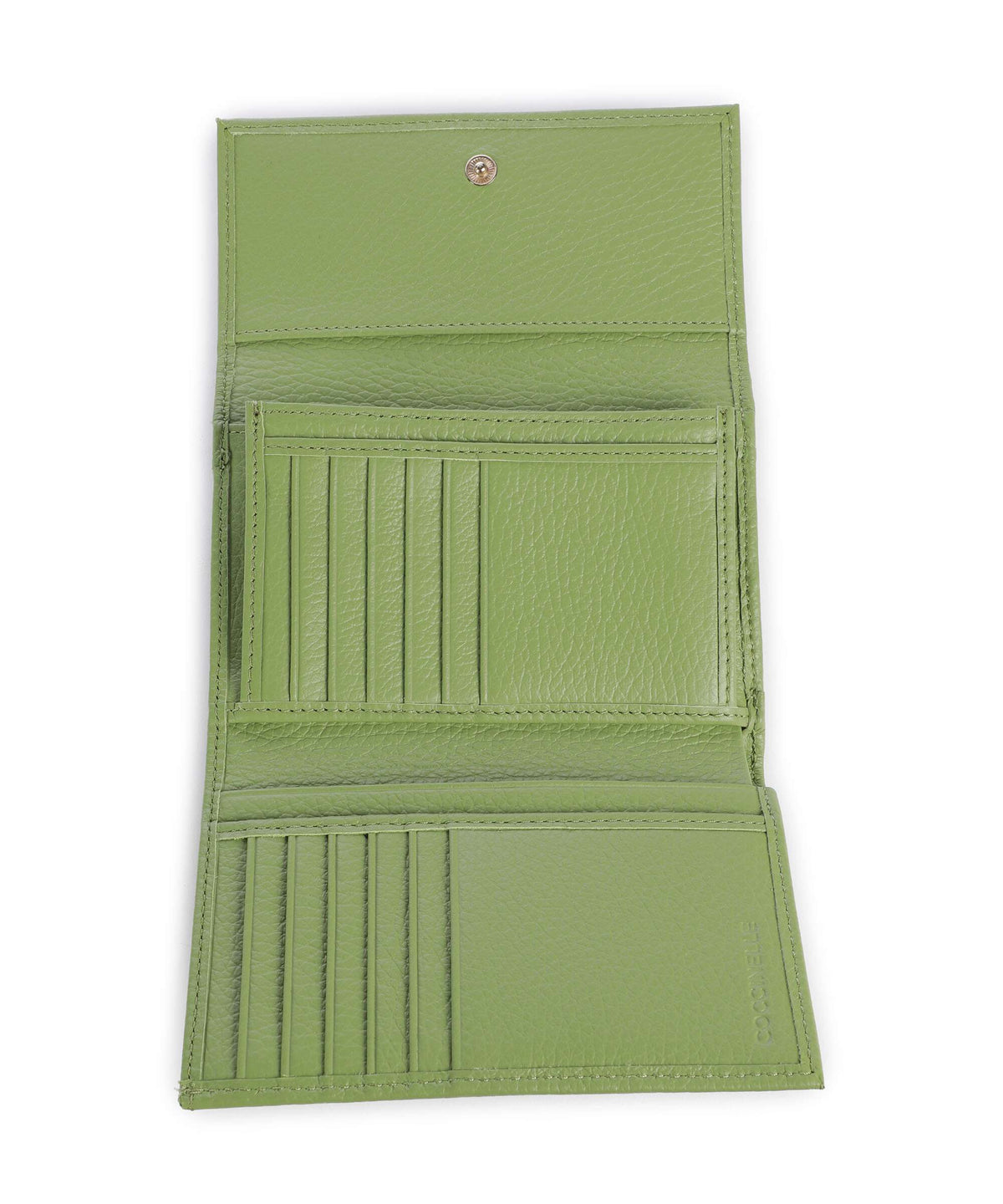 Coccinelle Metallic Soft Wallet guacamole