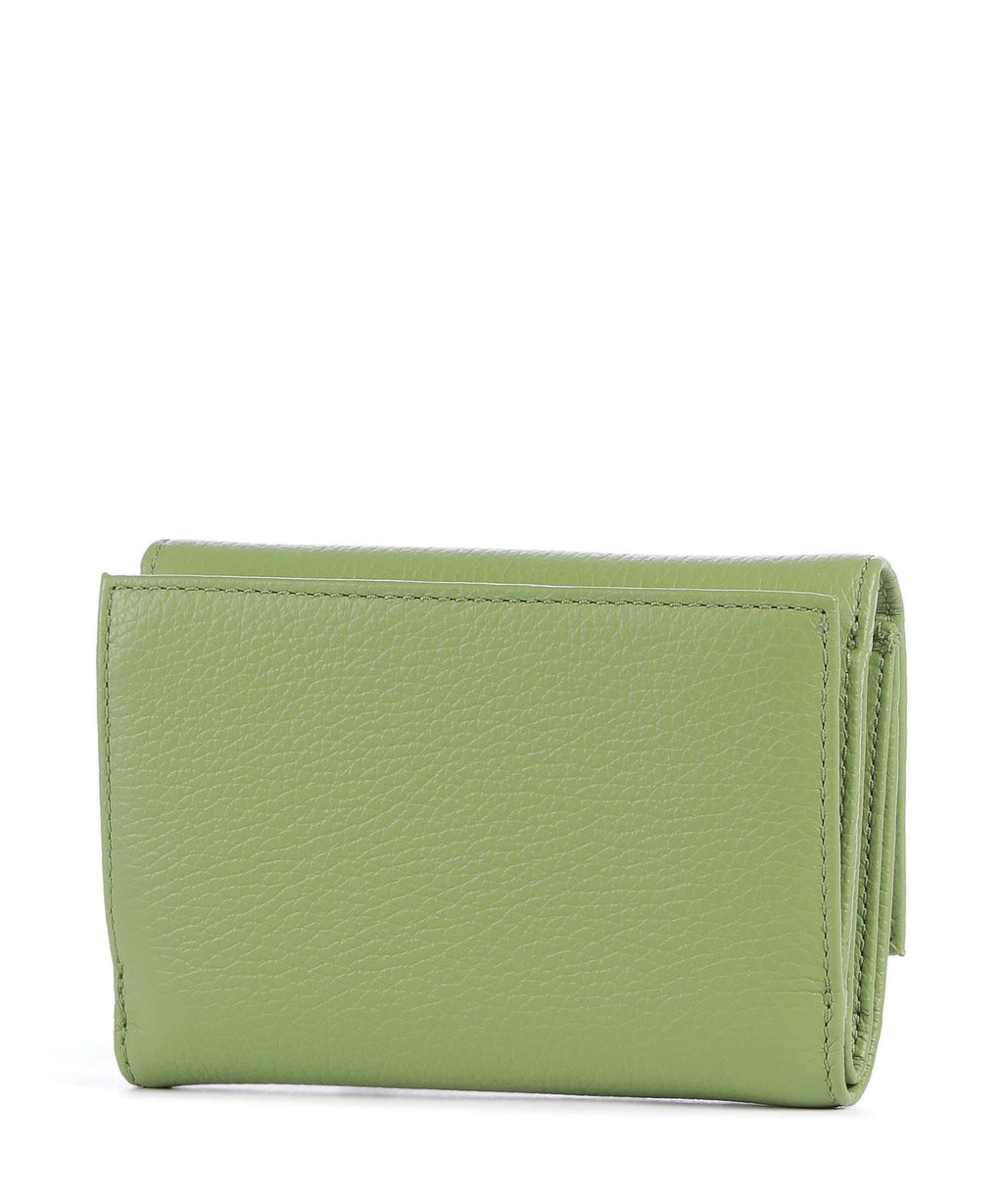 Coccinelle Metallic Soft Wallet guacamole