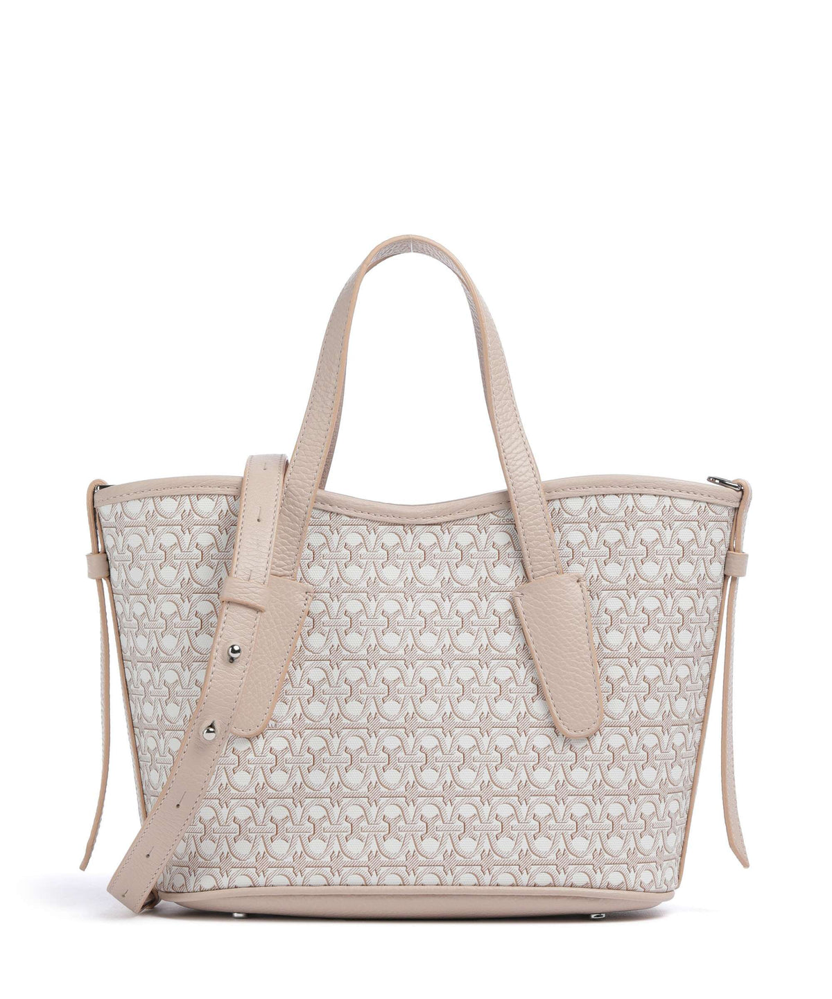 Coccinelle Never Without Bag Monogram Handbag multicolour/blanco/rosette