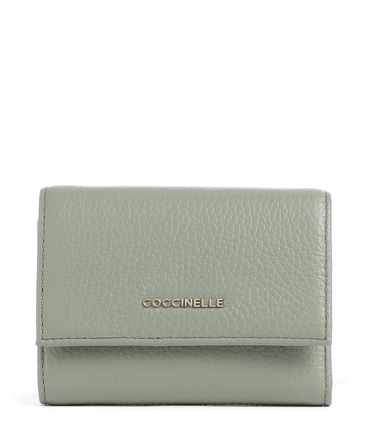 Coccinelle Metallic Soft Wallet greenery