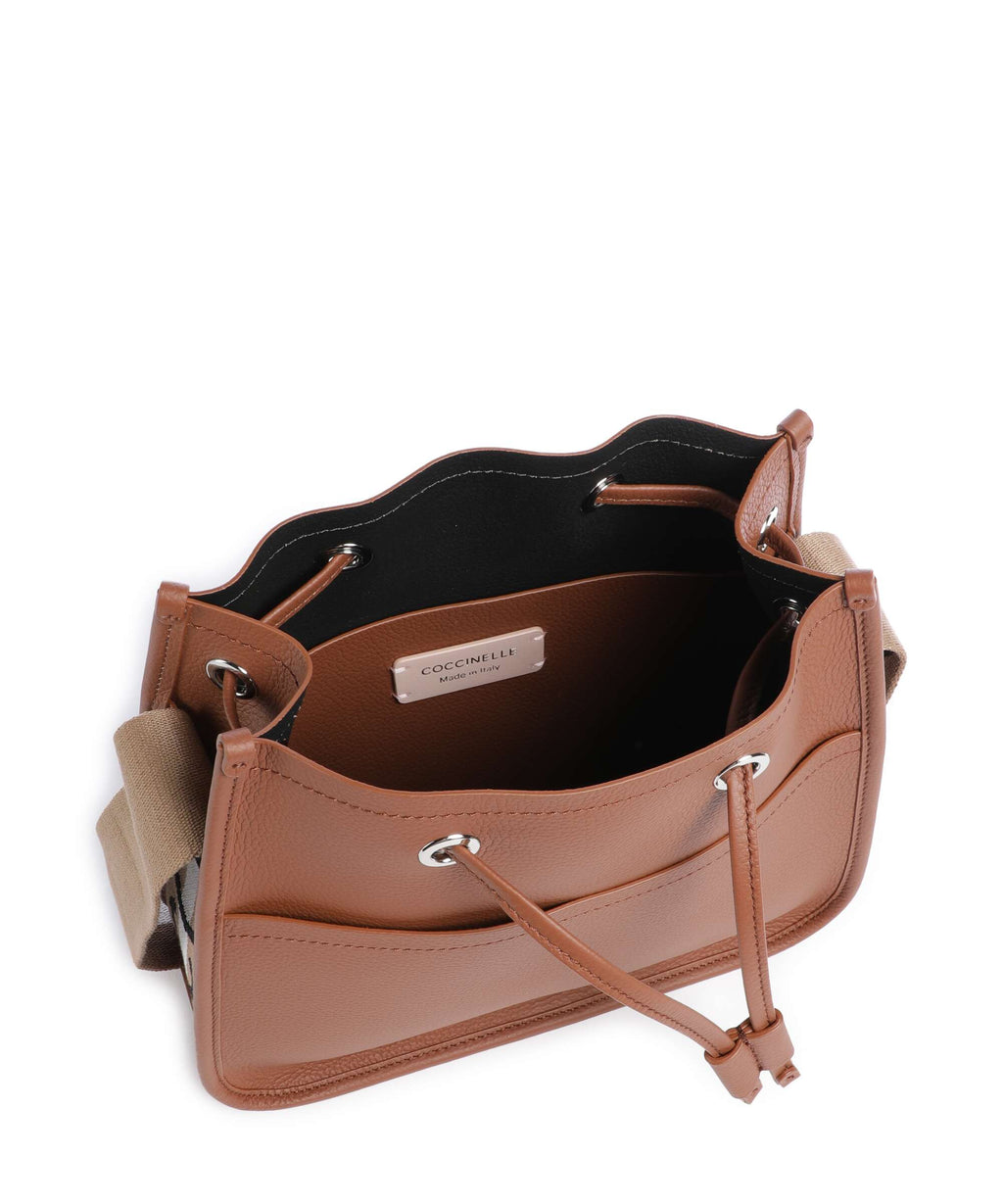 Coccinelle Raquel Bucket bag cognac/noir