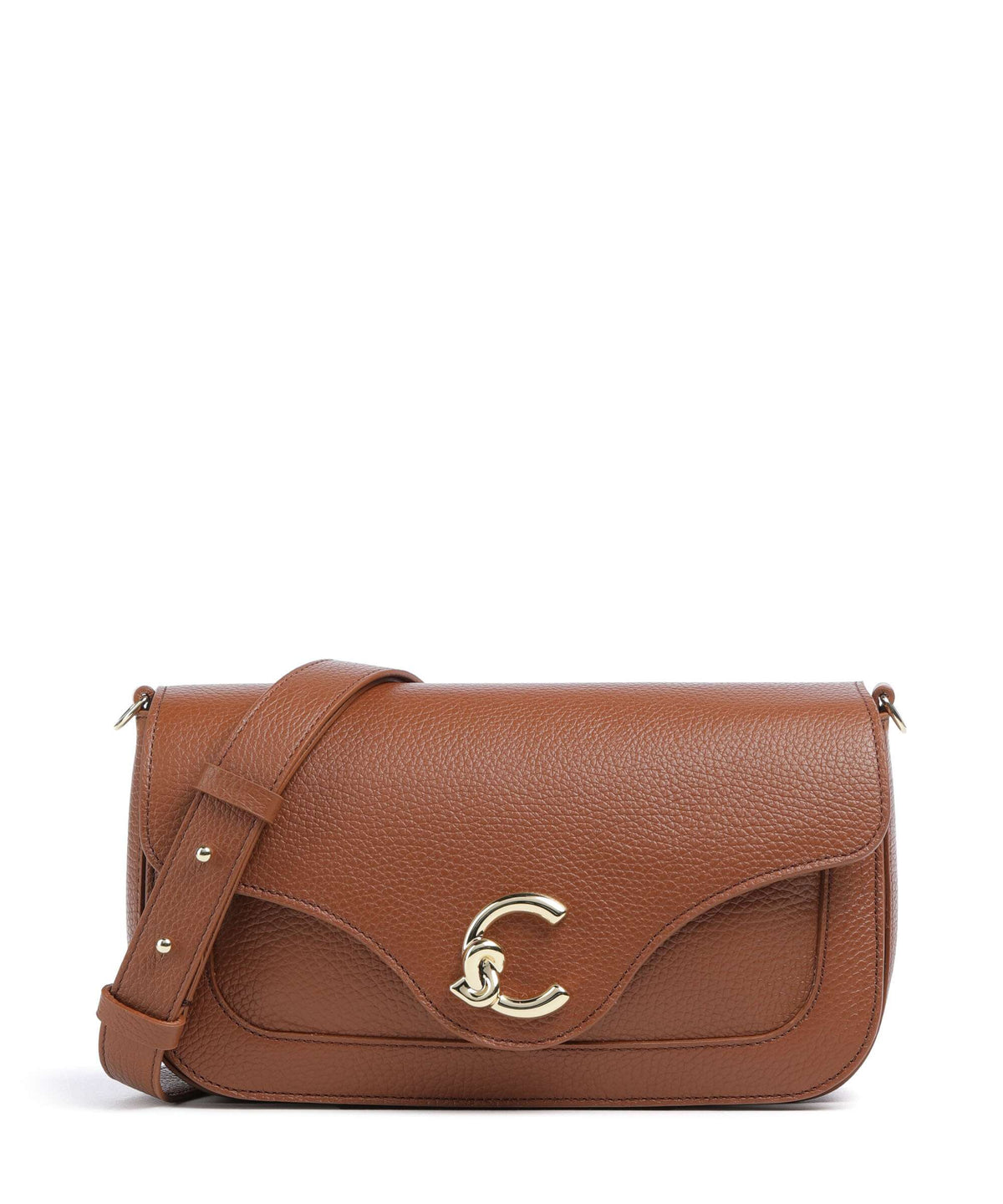 Coccinelle C-Me Crossbody bag cognac