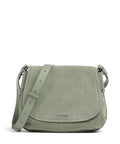 Coccinelle Rebekka Suede Crossbody bag greenery