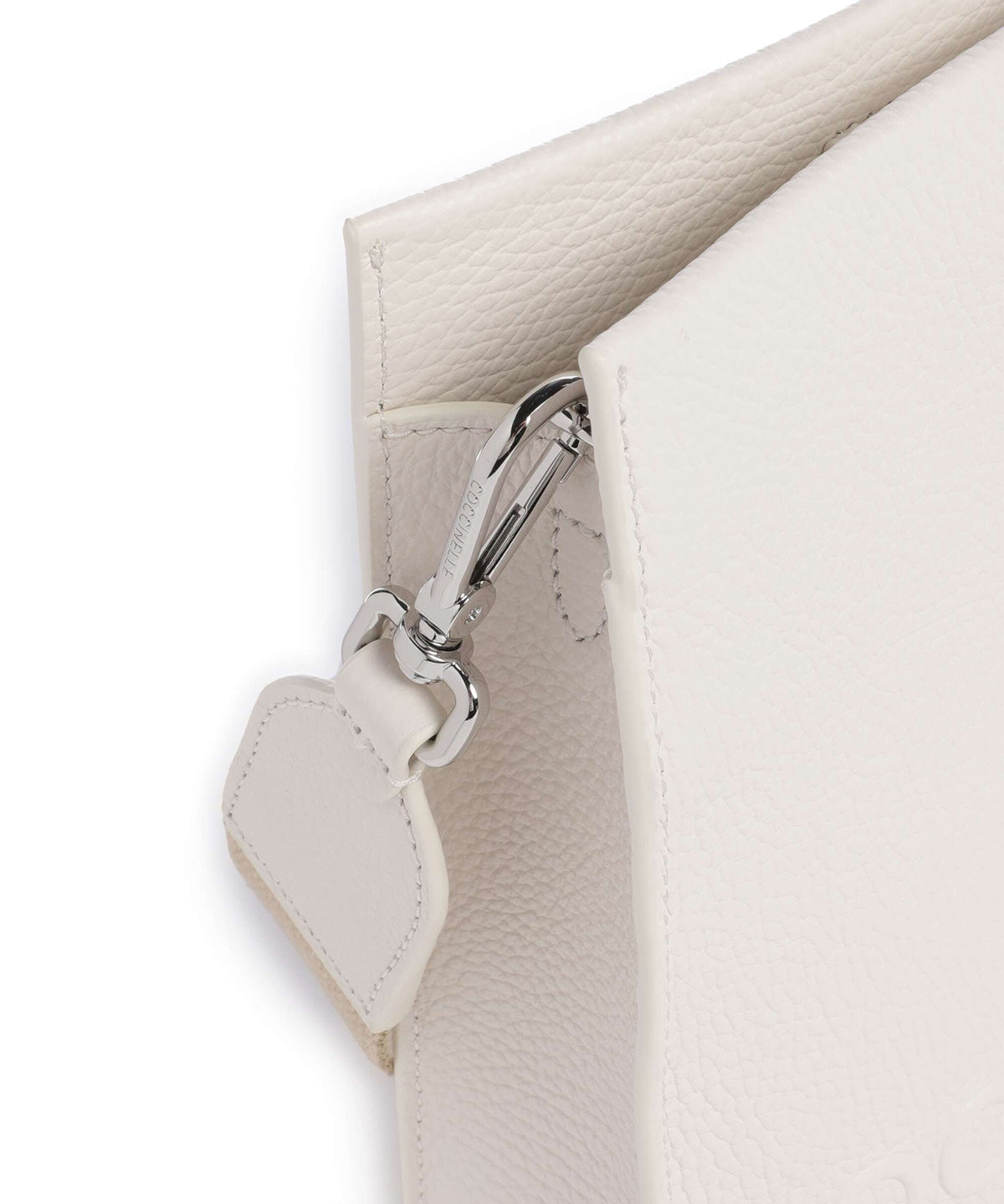 Coccinelle Myrtha Maxi Logo Crossbody bag blanco