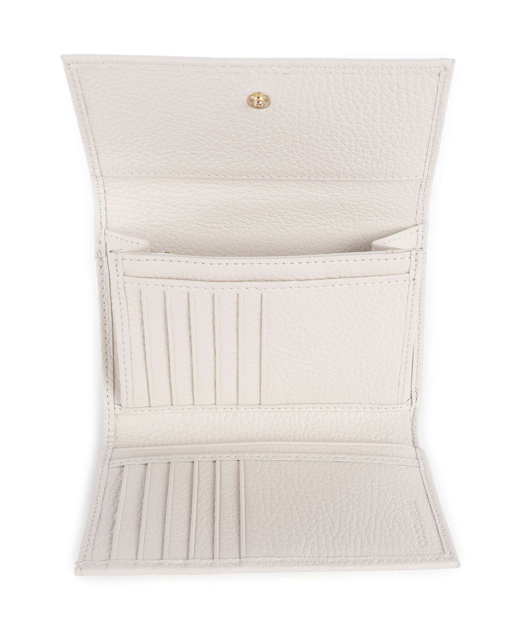 Coccinelle Metallic Soft Wallet blanco