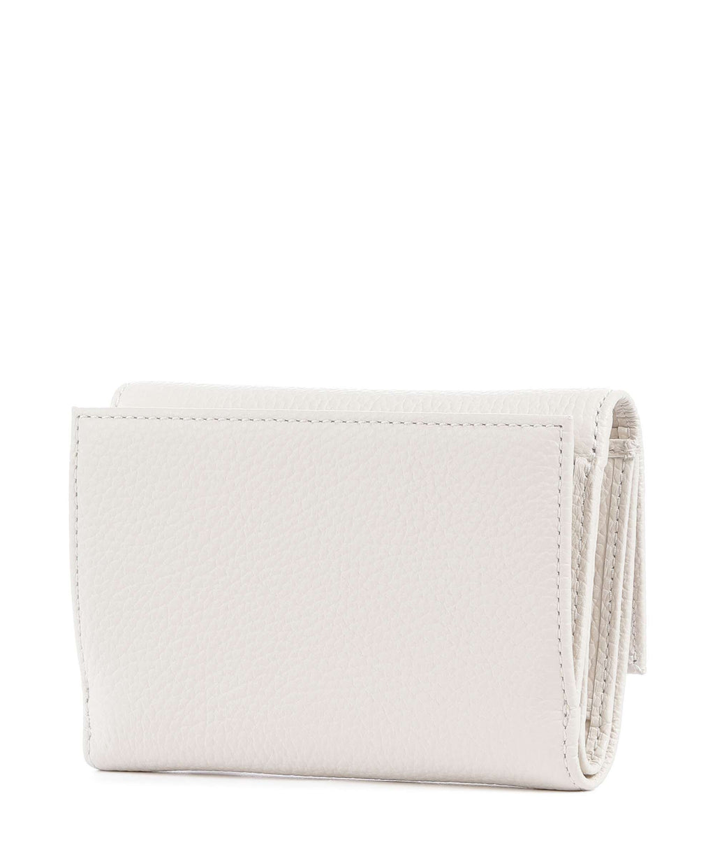Coccinelle Metallic Soft Wallet blanco