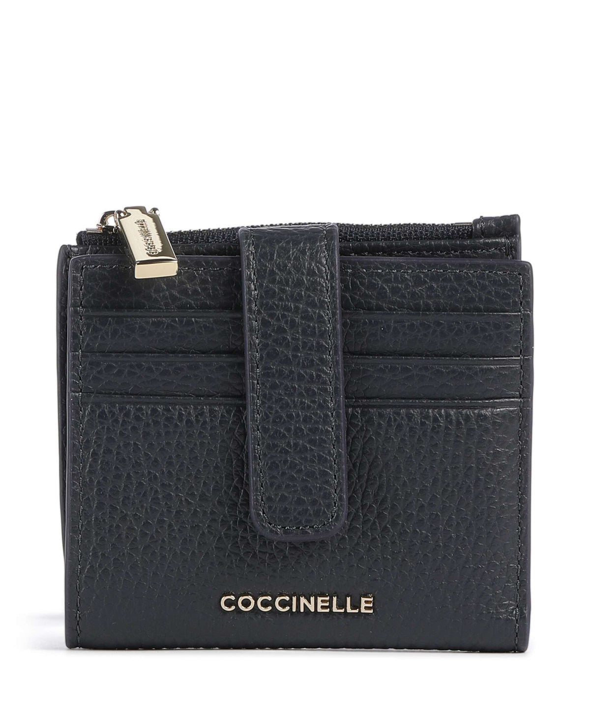 Coccinelle Metallic Soft Wallet midnight blue