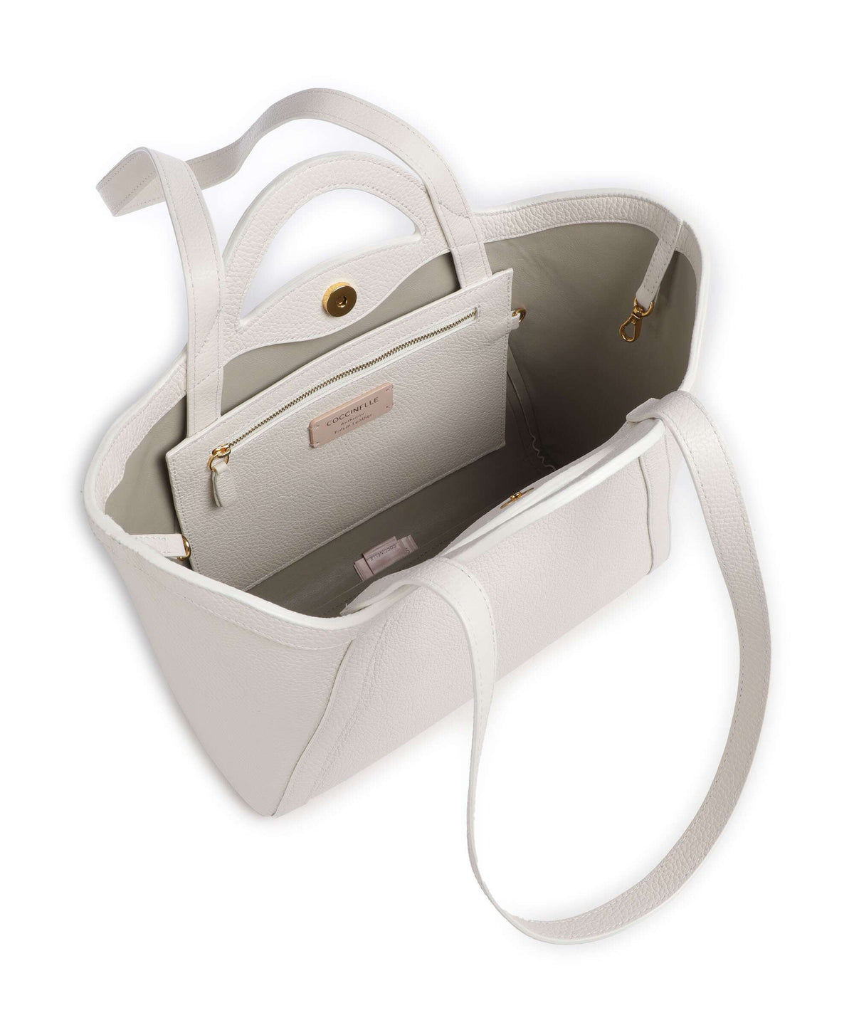 Coccinelle Amalia Tote bag blanco