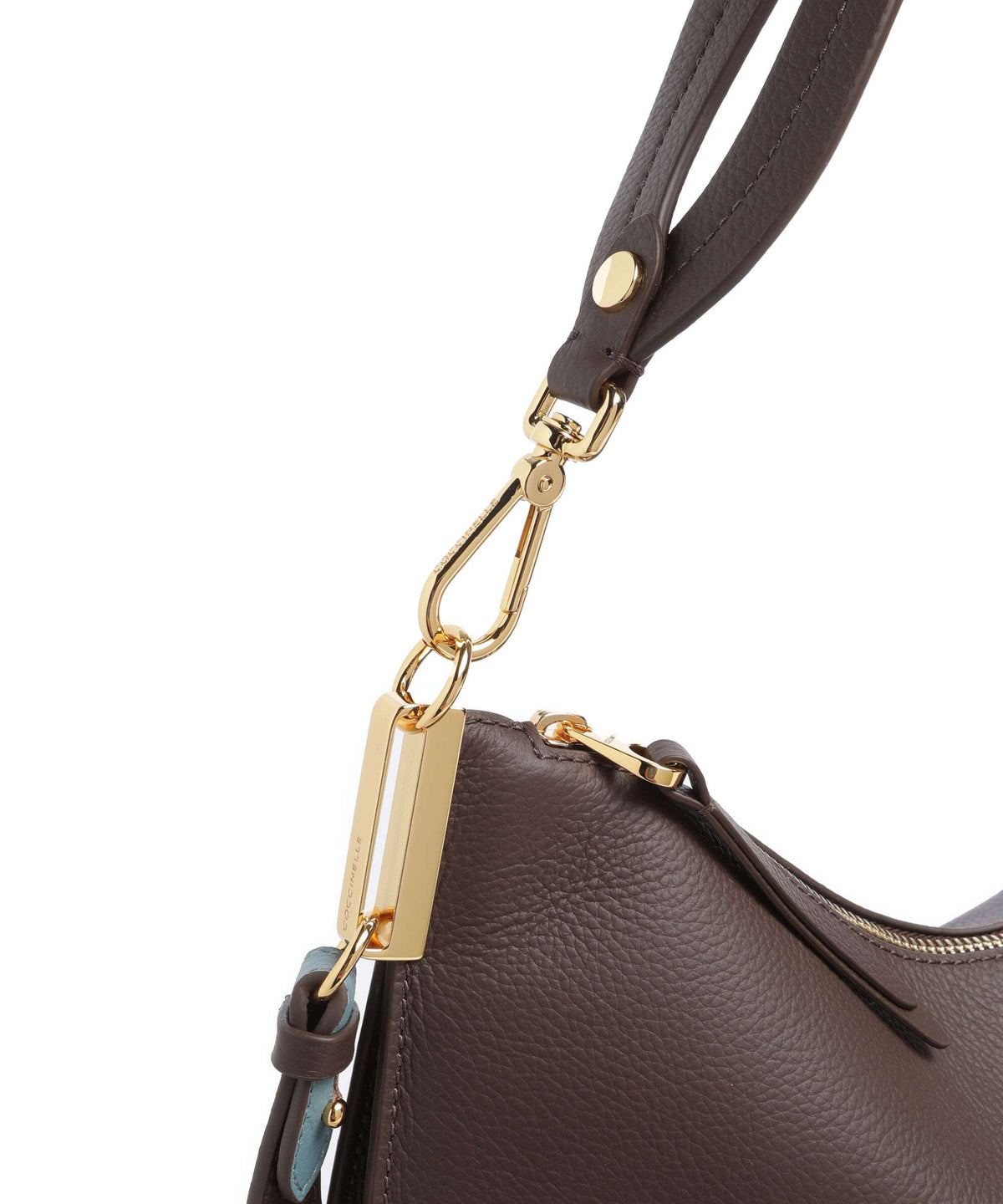 Coccinelle Sunup Hobo bag brunet/arctic blue