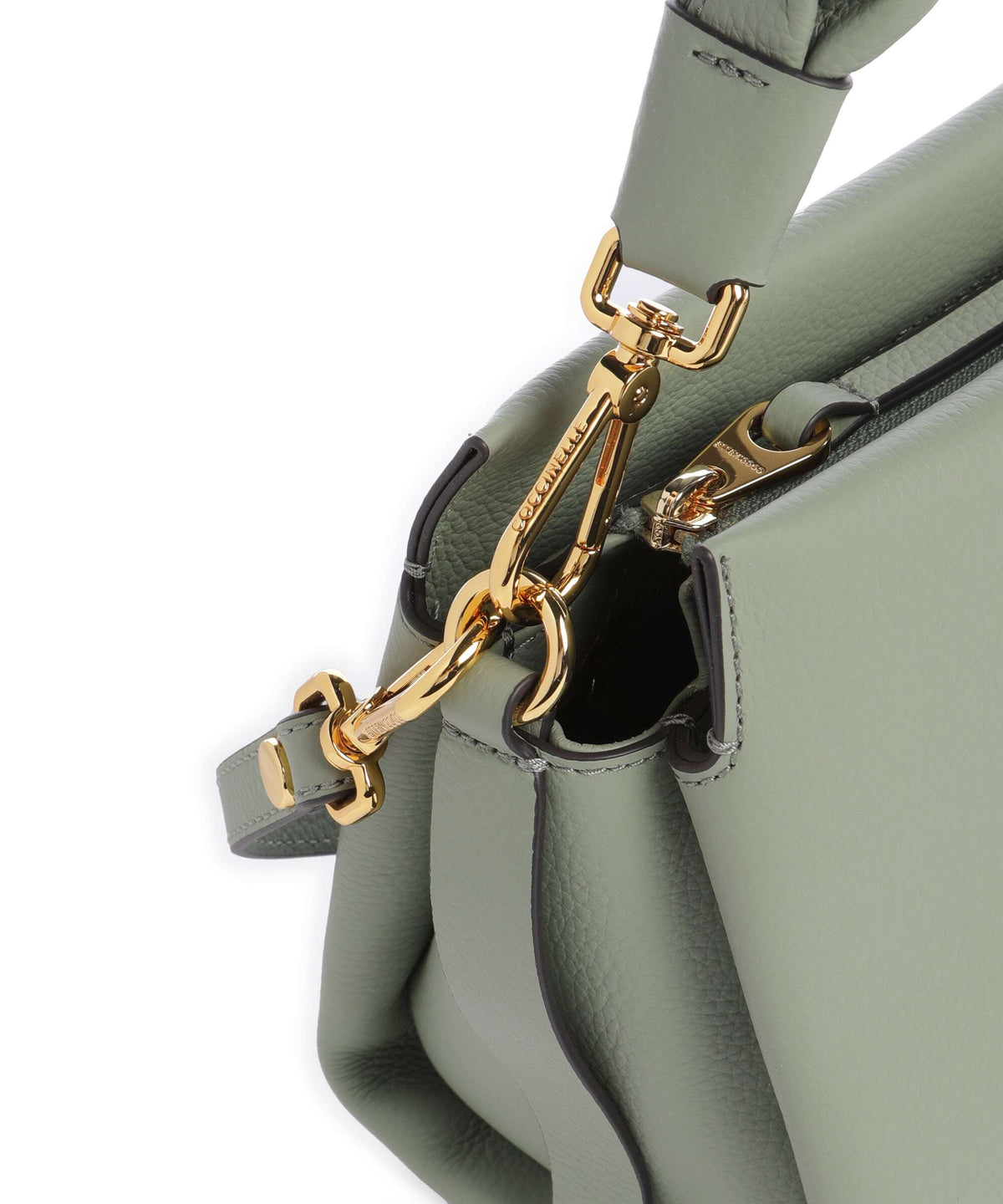 Coccinelle Boheme Grana Double Handbag greenery/rosett