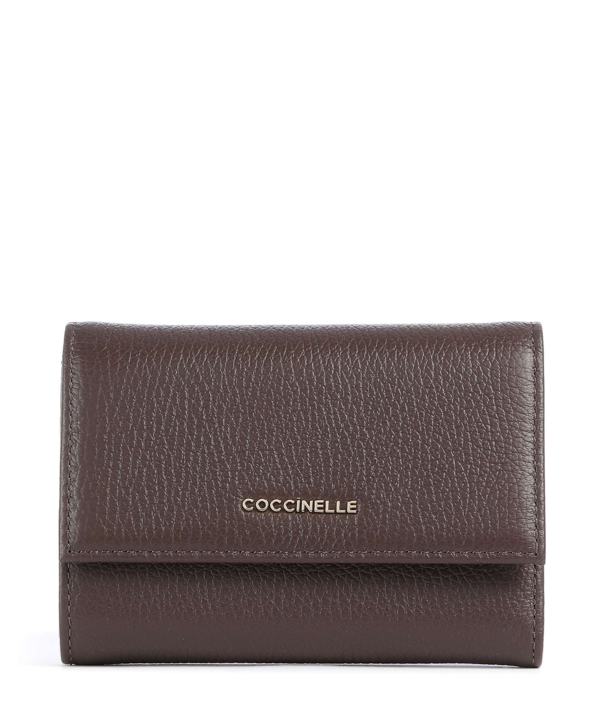 Coccinelle Metallic Soft Wallet brunette