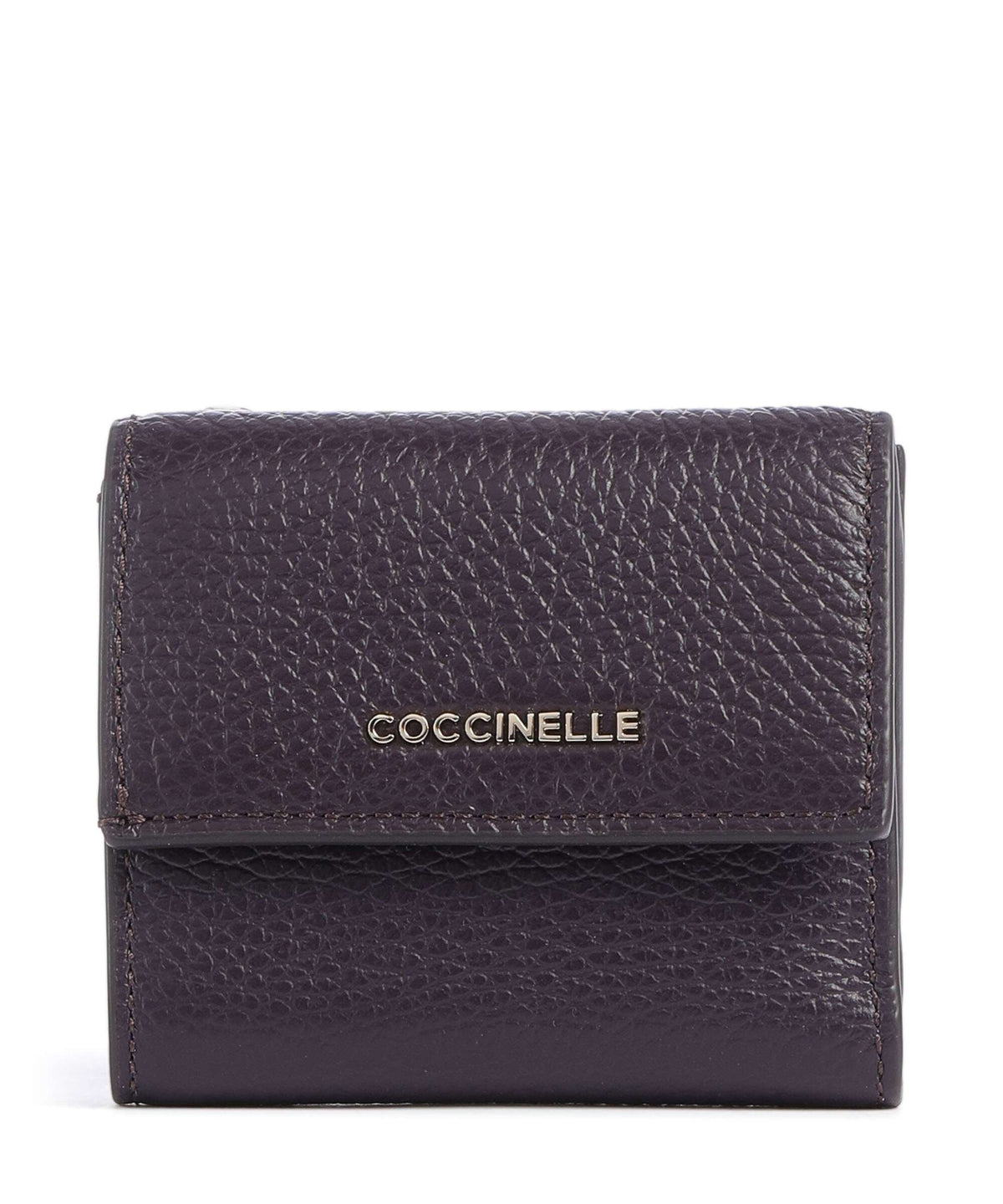 Coccinelle Metallic Soft Wallet prune