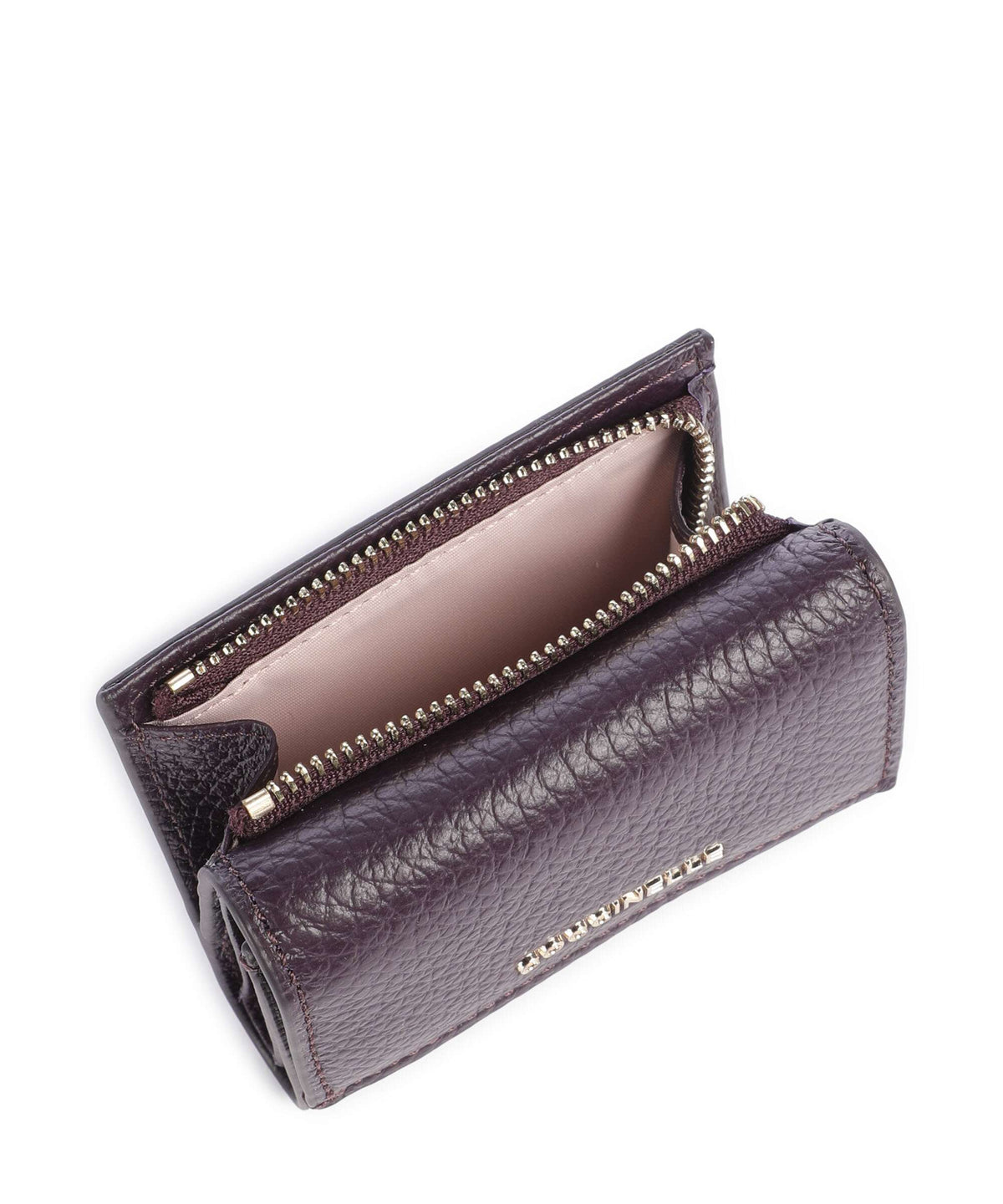 Coccinelle Metallic Soft Wallet prune