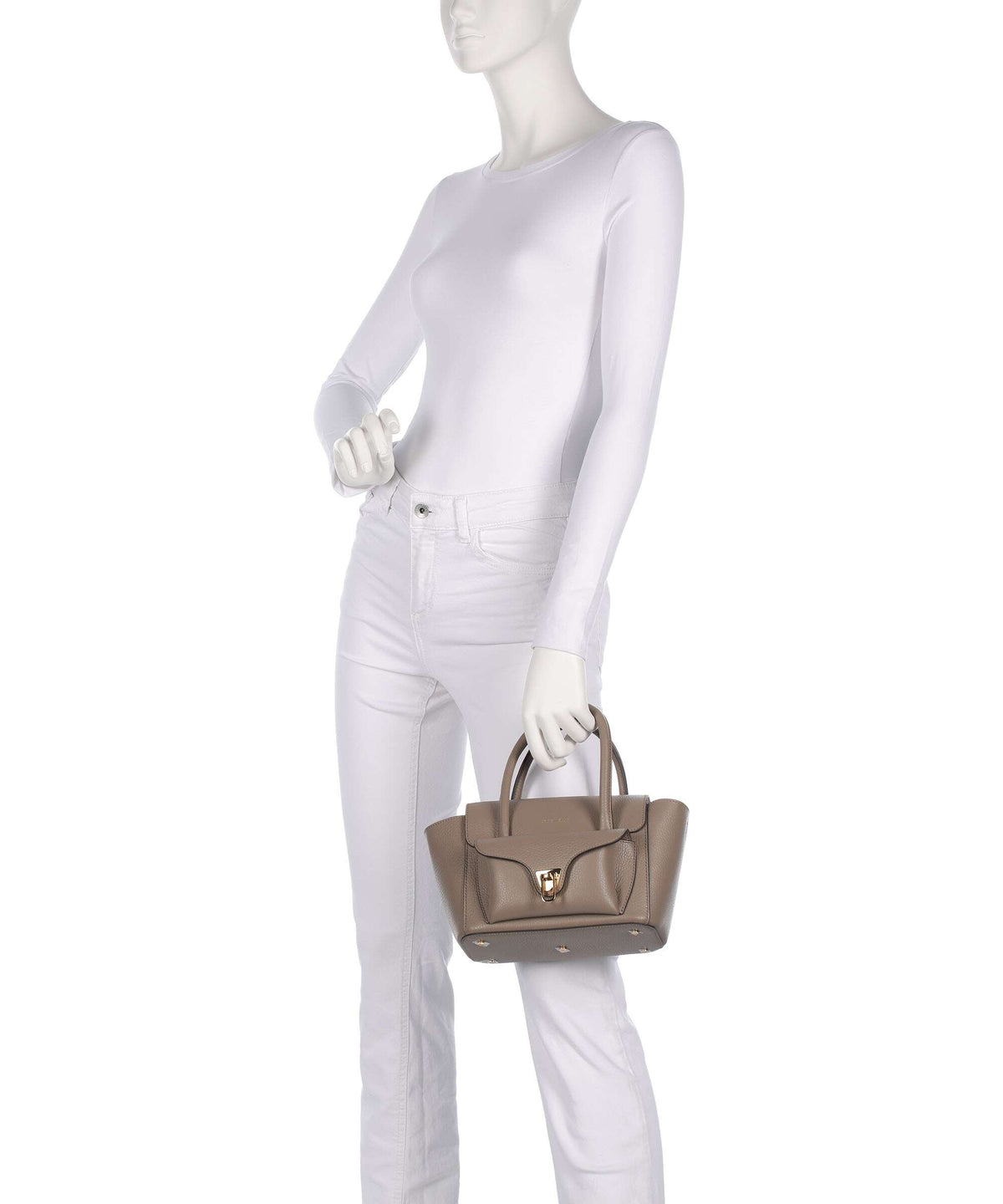Coccinelle Beat Double Handbag warm taupe