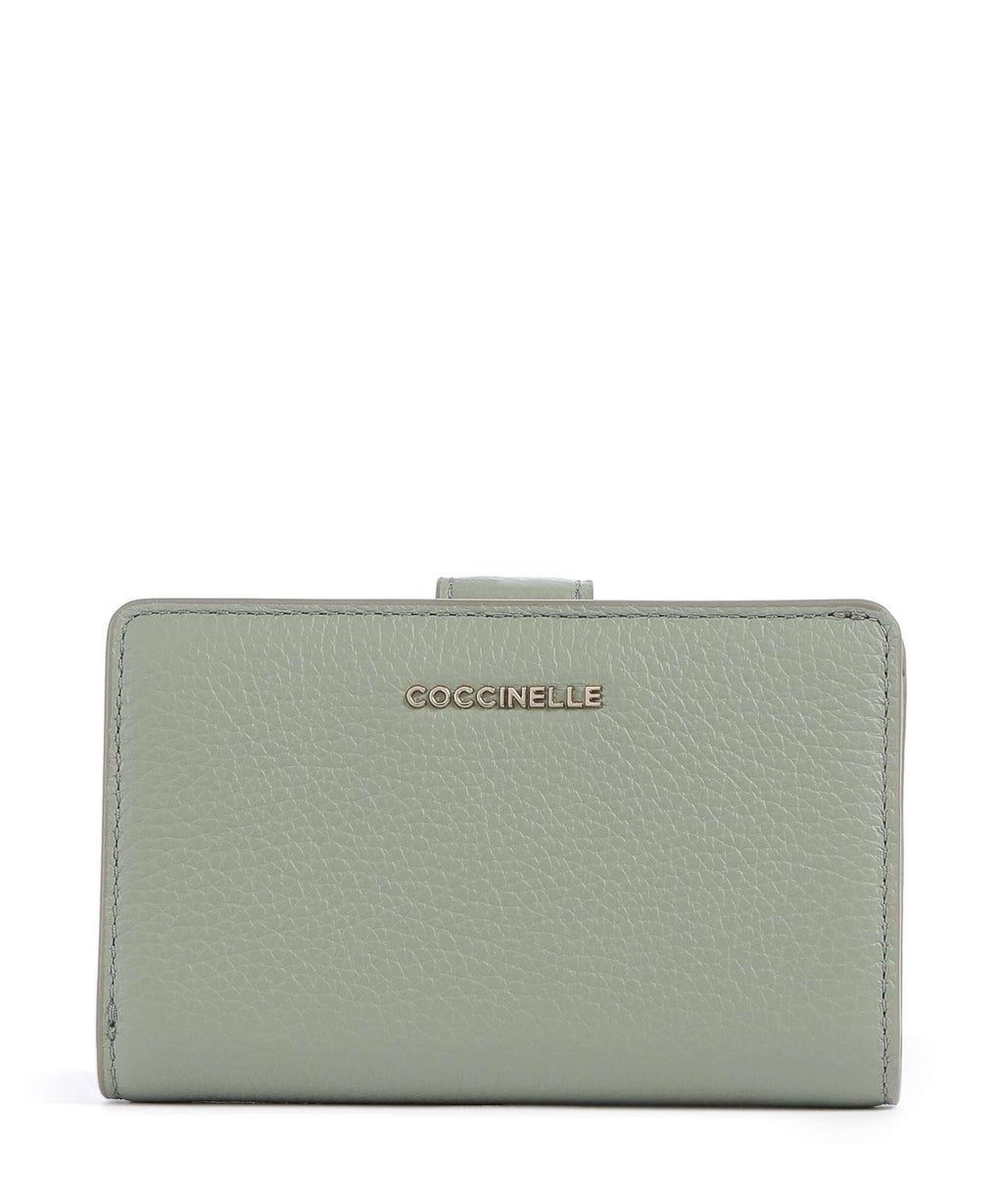 Coccinelle Metallic Soft Wallet greenery