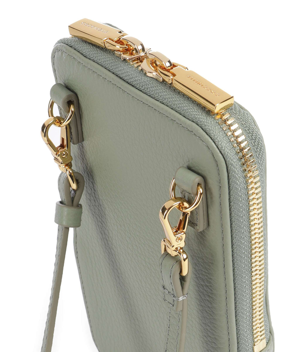 Coccinelle Flor Phone bag greenery