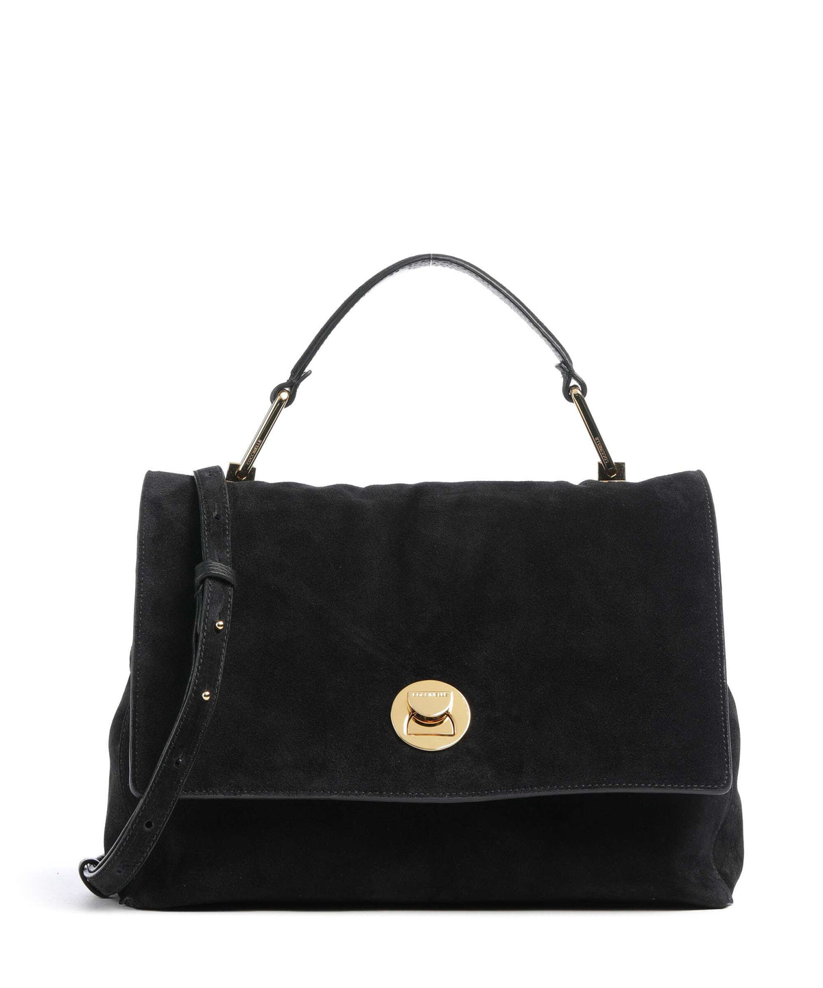Coccinelle Liya Suede Handbag noir
