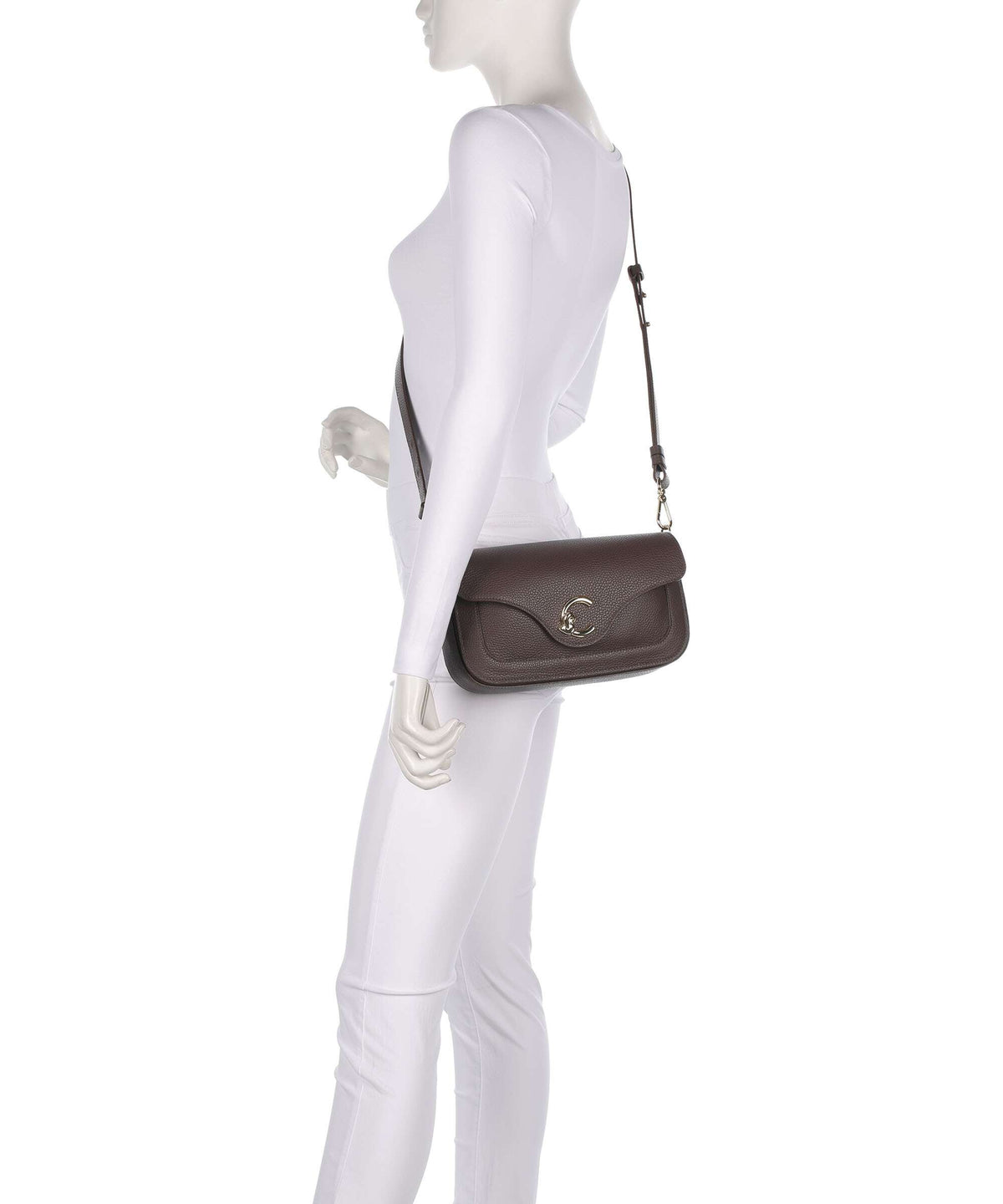 Coccinelle C-Me Crossbody bag brunette