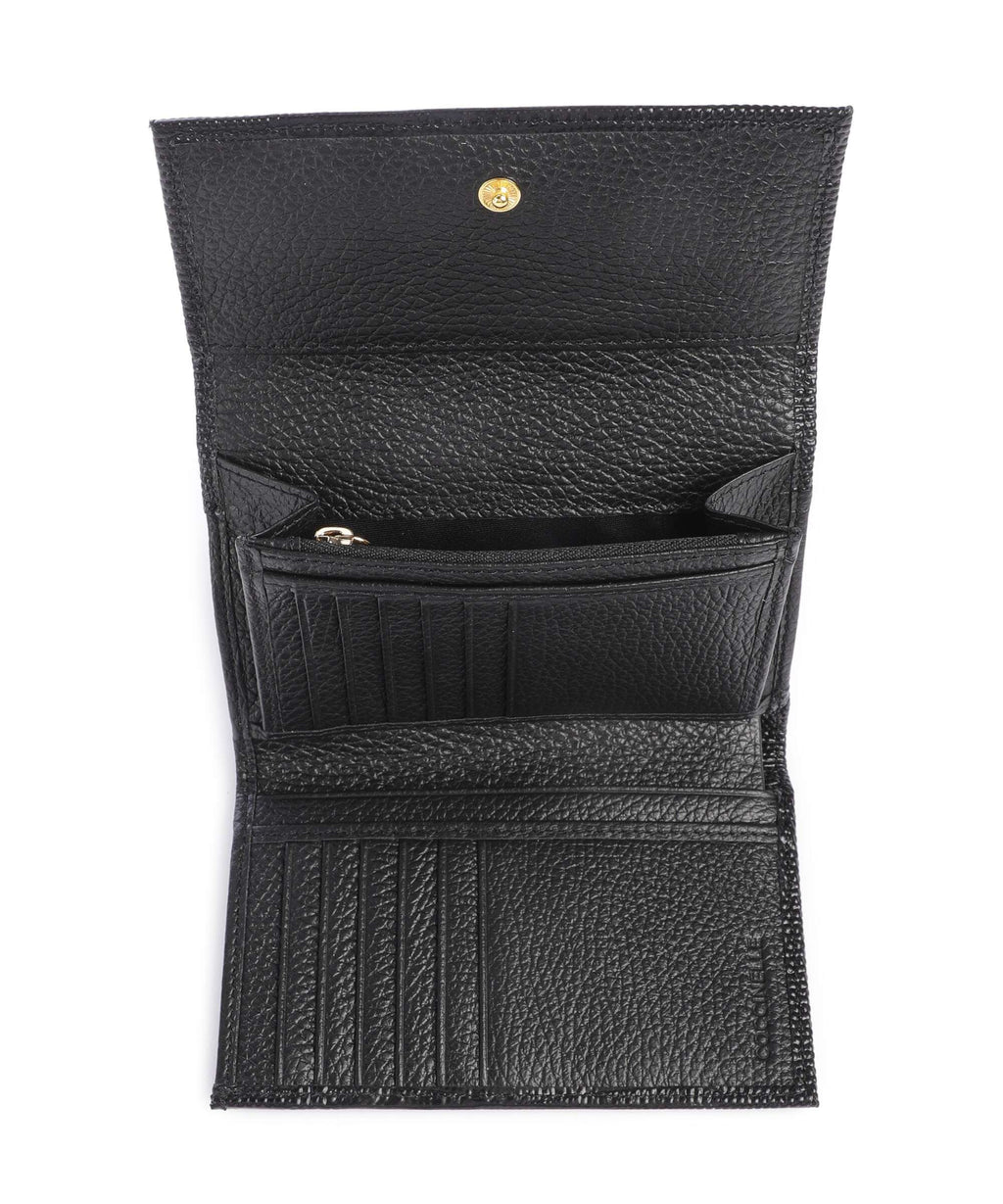 Coccinelle Metallic Lizard Wallet noir