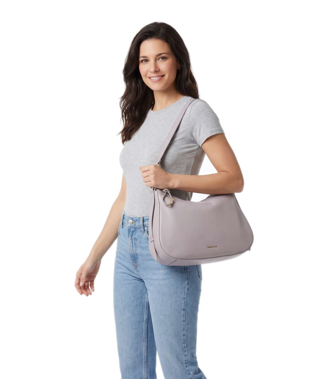 Coccinelle Nory Hobo bag oyster