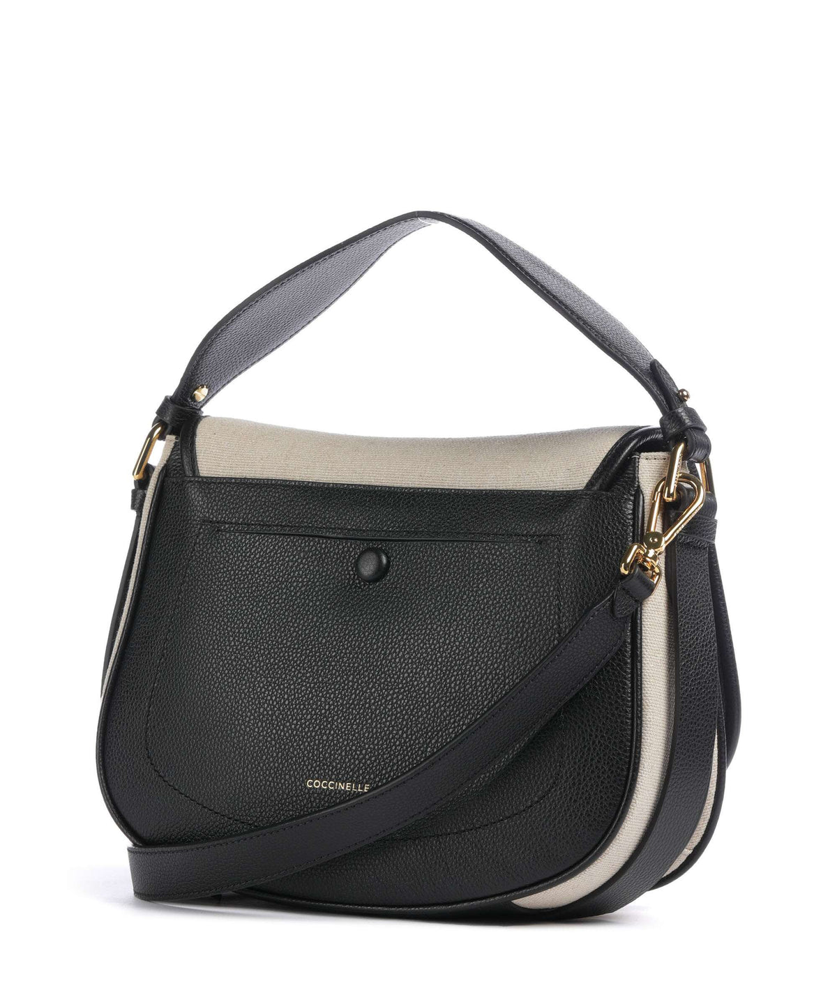 Coccinelle Mavery Canvas Handbag natural/noir