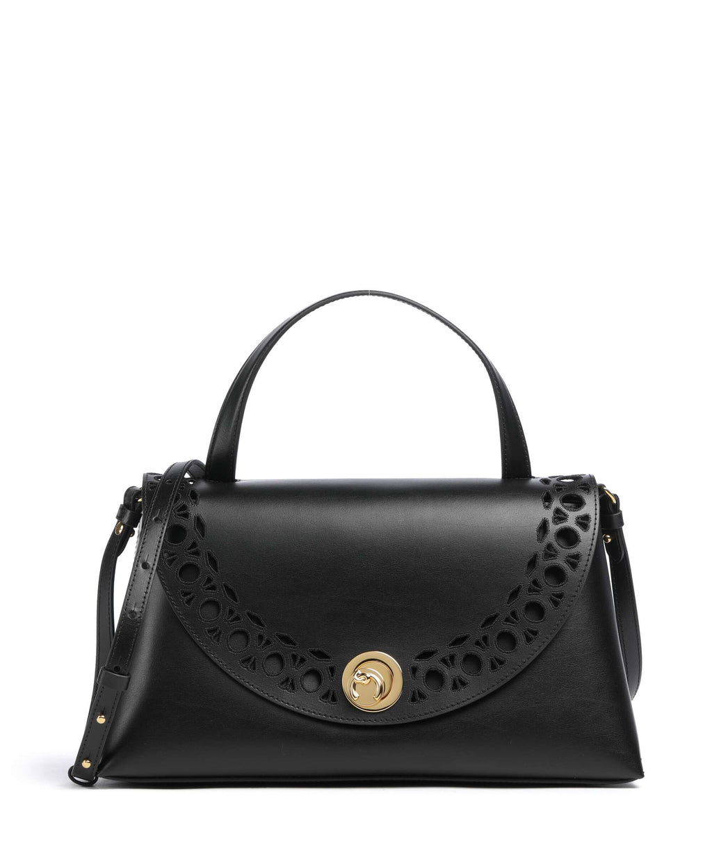Coccinelle Nikla Monogram Sangallo Handbag noir