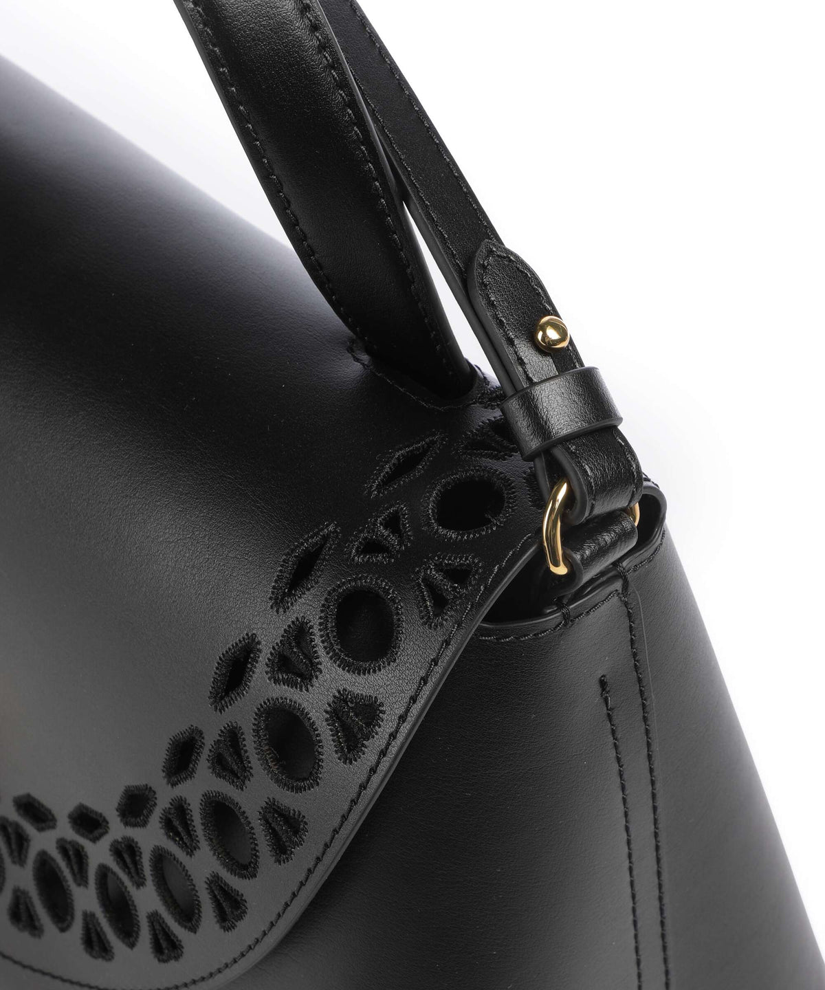 Coccinelle Nikla Monogram Sangallo Handbag noir