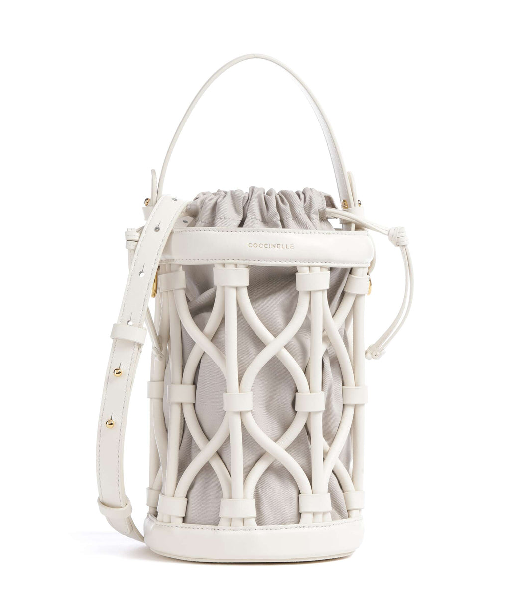 Coccinelle Koi Bucket bag pearl