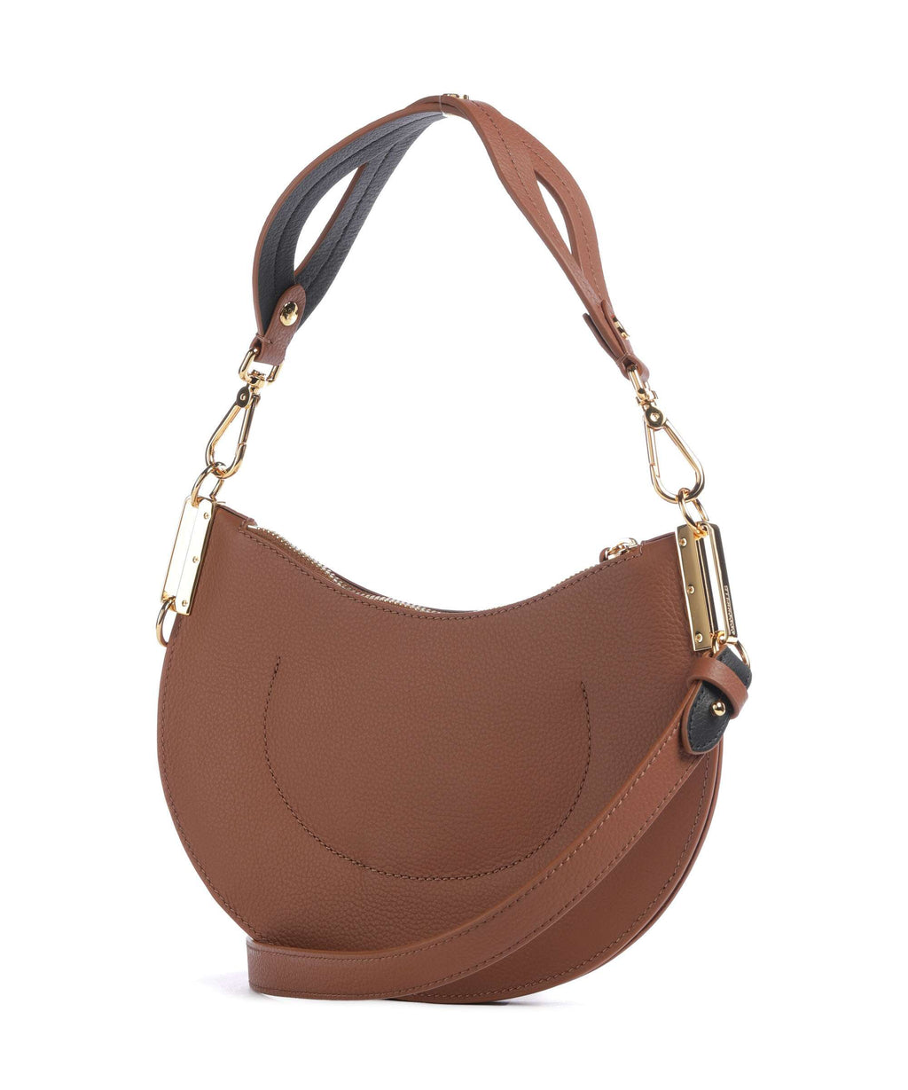 Coccinelle Sunup Shoulder bag cognac/noir