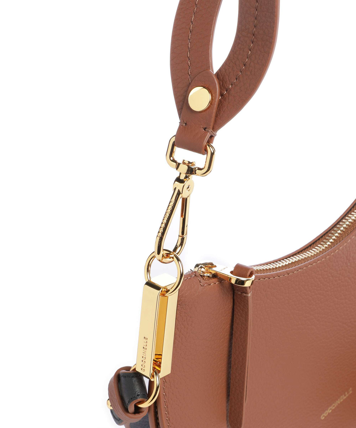Coccinelle Sunup Shoulder bag cognac/noir