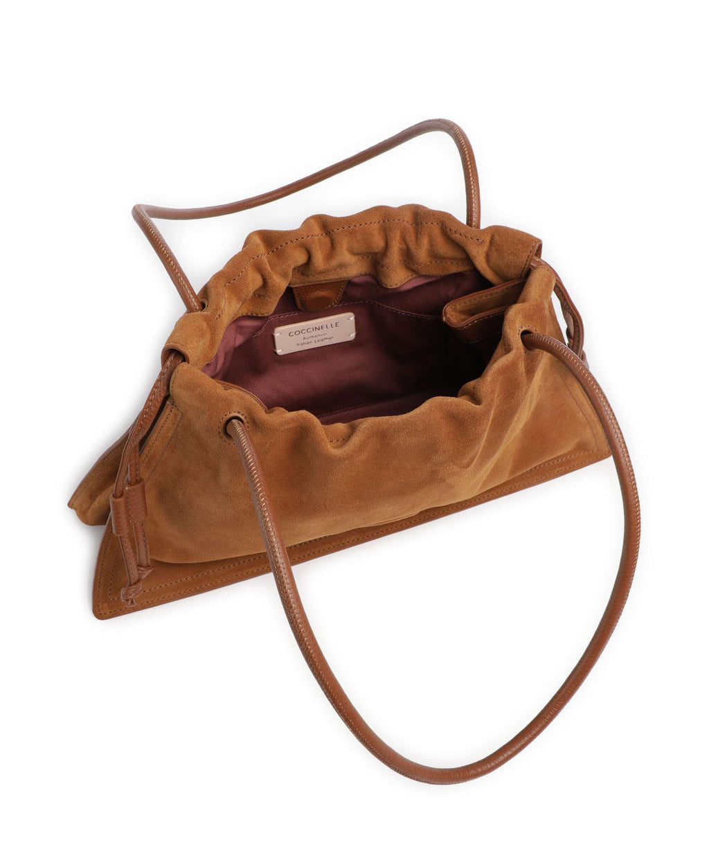 Coccinelle Dulse Bucket bag cognac