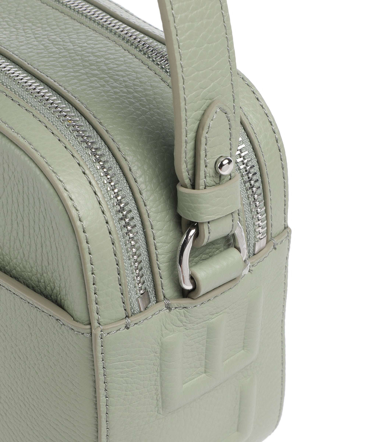 Coccinelle Myrtha Maxi Logo Crossbody bag greenery