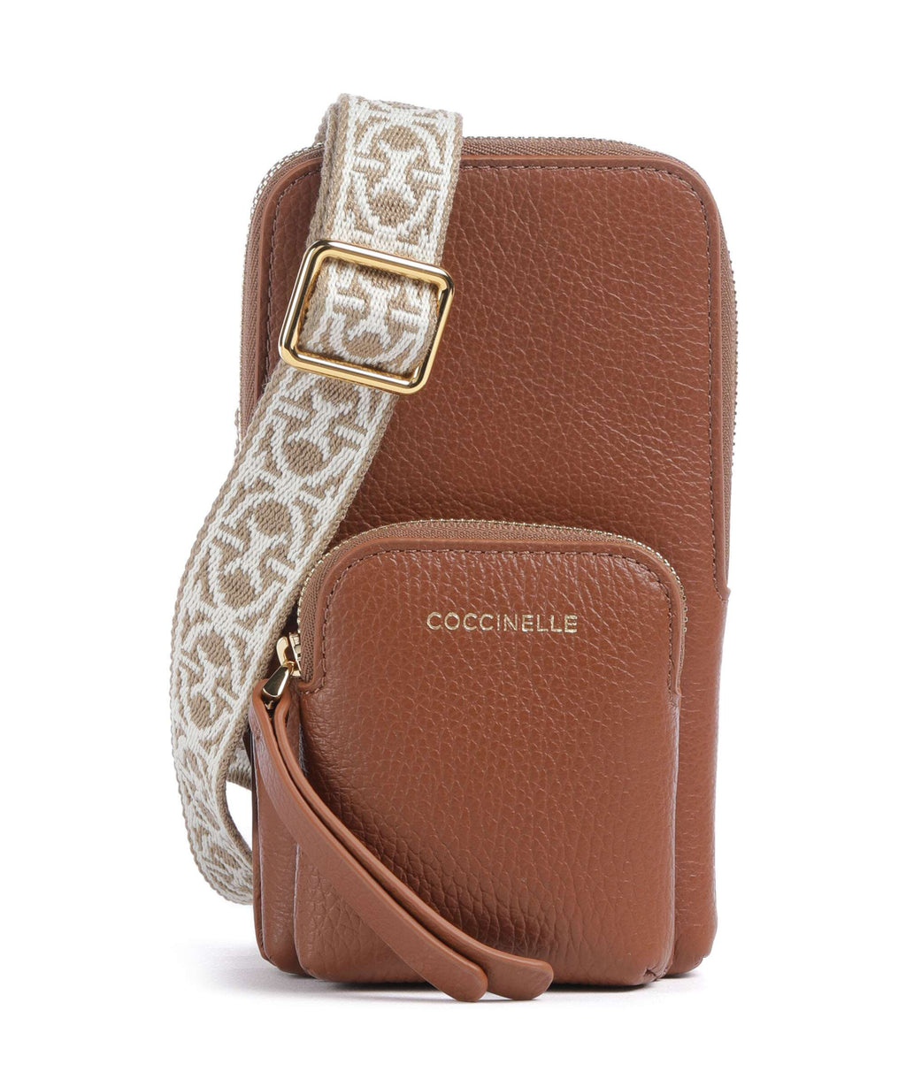 Coccinelle Pixie Phone bag cognac