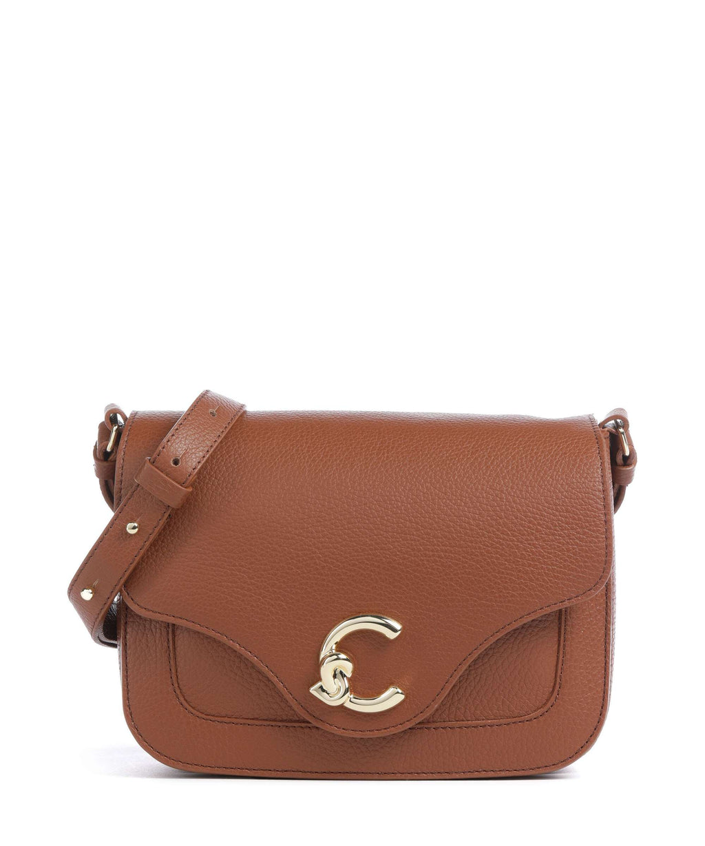 Coccinelle C-Me Crossbody bag cognac