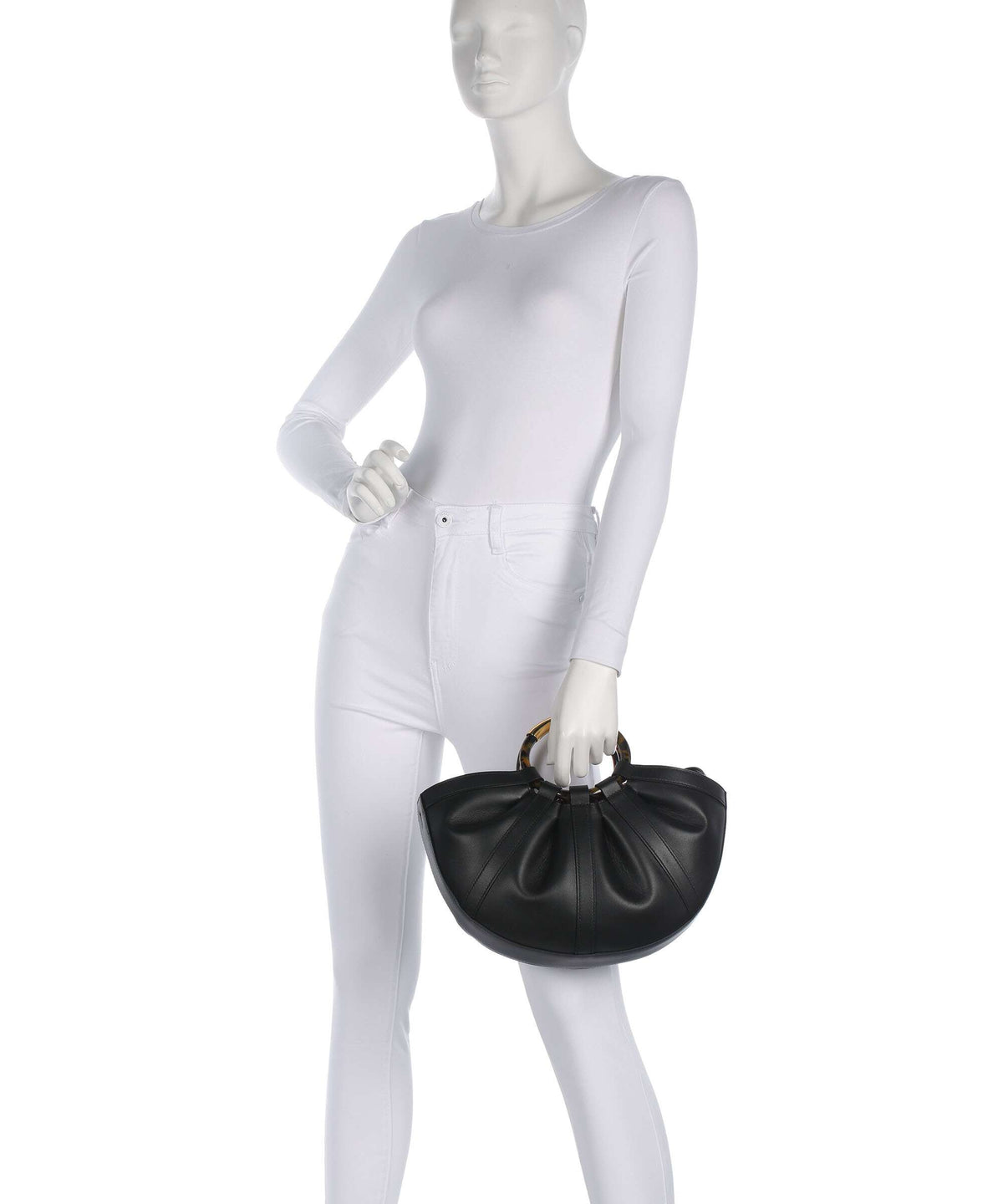 Coccinelle Shell Handbag noir