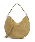 Coccinelle Sunup Suede Shoulder bag seagrass
