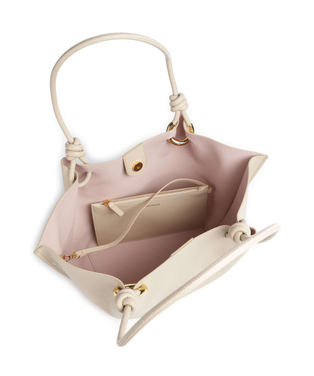Coccinelle Finn Hobo bag sandshell