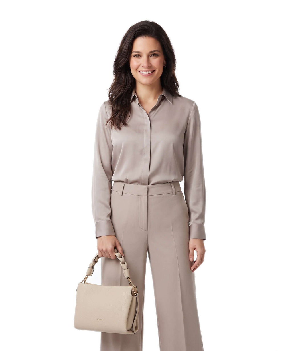 Coccinelle Boheme Grana Double Handbag sandshell/seagrass