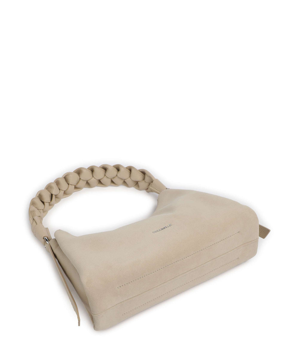 Coccinelle Boheme Suede Shoulder bag sandshell