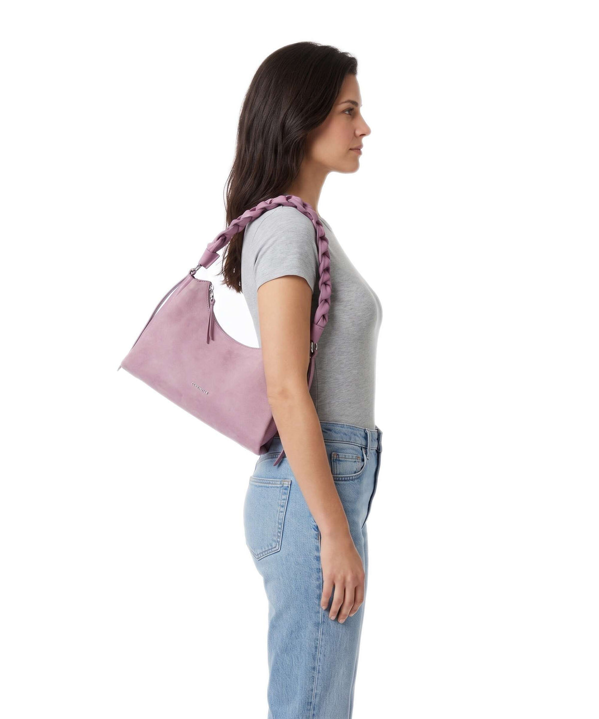 Coccinelle Boheme Suede Shoulder bag jellyfish