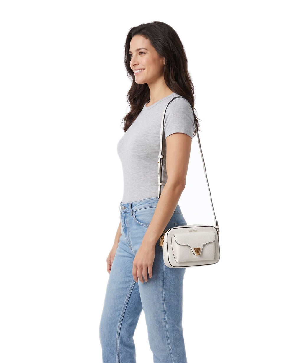 Coccinelle Beat Soft Crossbody bag pearl